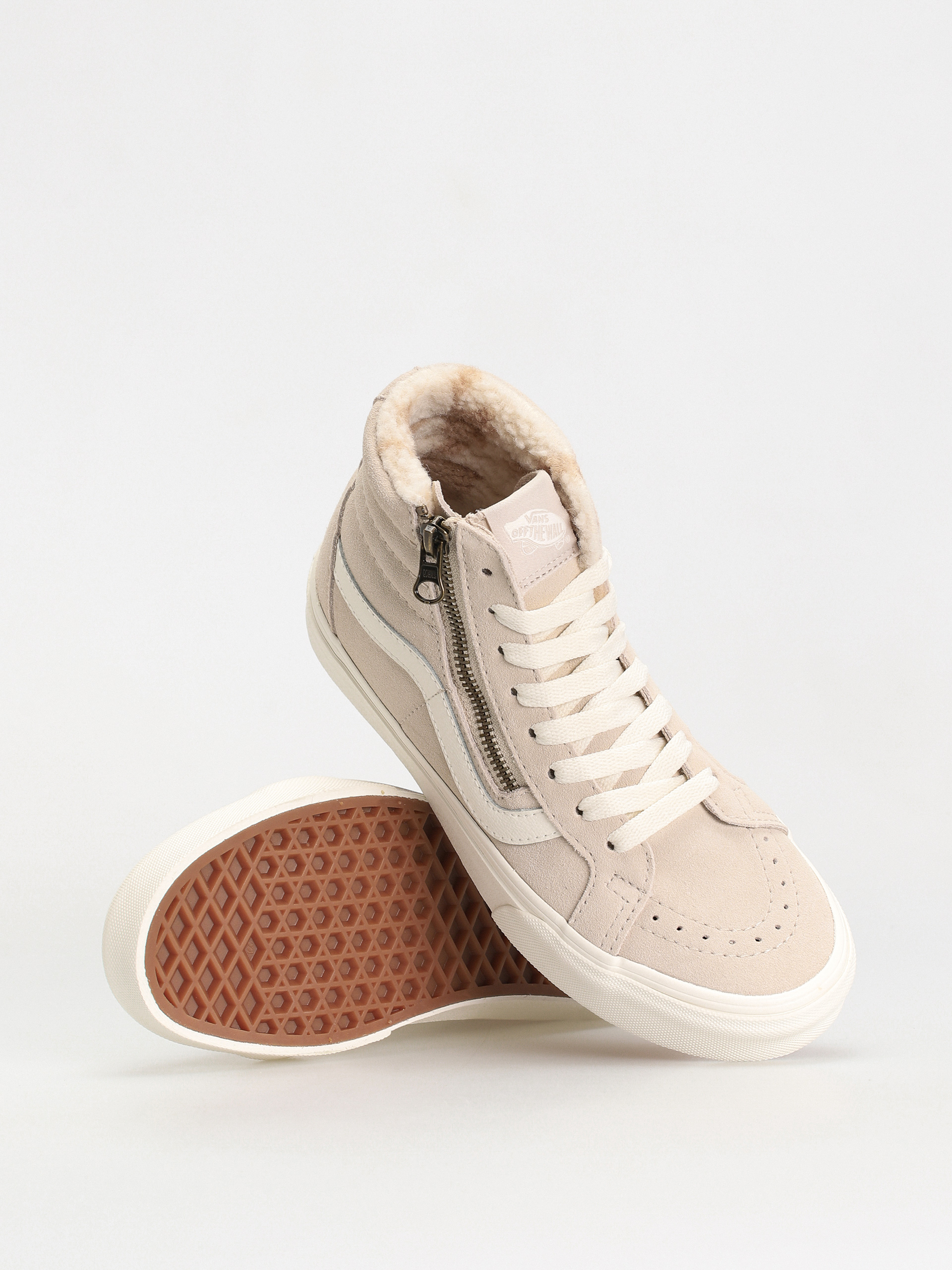Vans Sk8 Hi Reissue Side Zip Schuhe (cozy hug french oak)