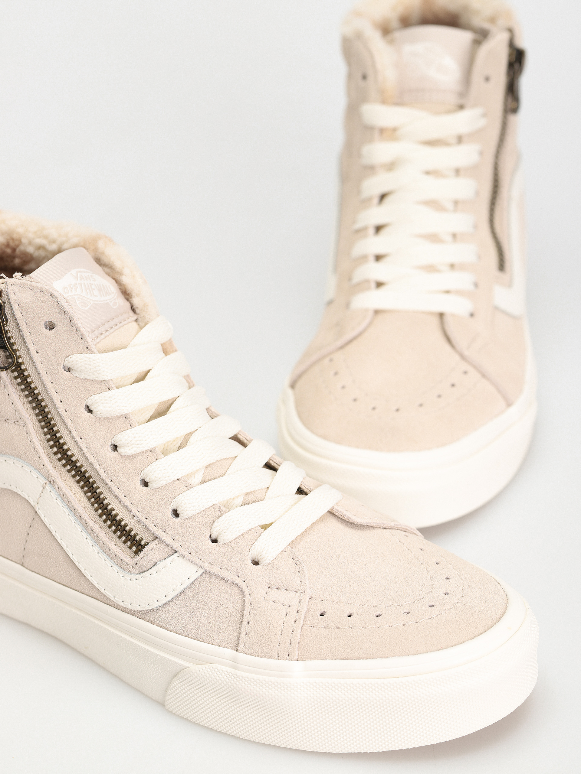 Vans Sk8 Hi Reissue Side Zip Schuhe (cozy hug french oak)