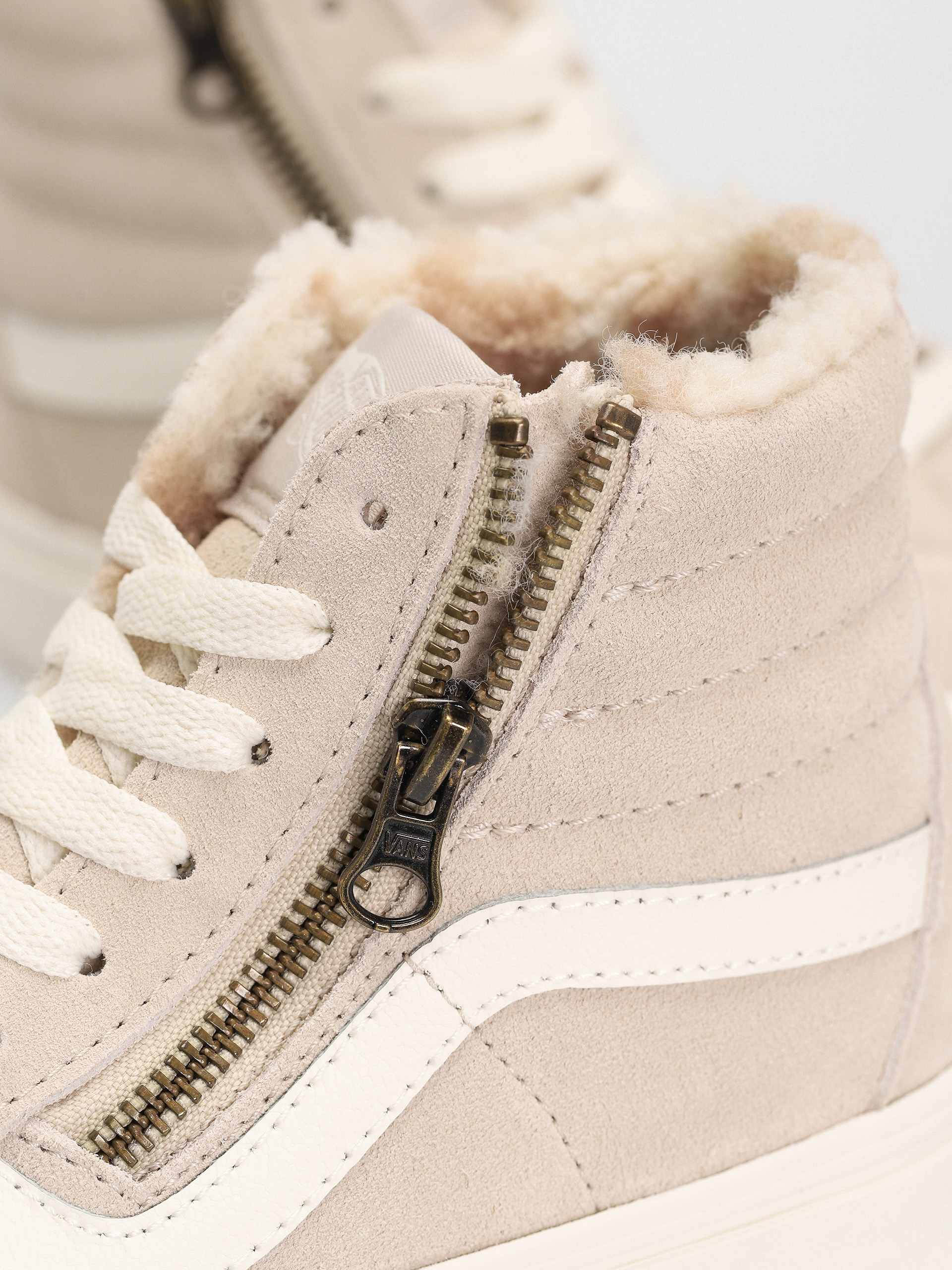 Vans Sk8 Hi Reissue Side Zip Schuhe (cozy hug french oak)