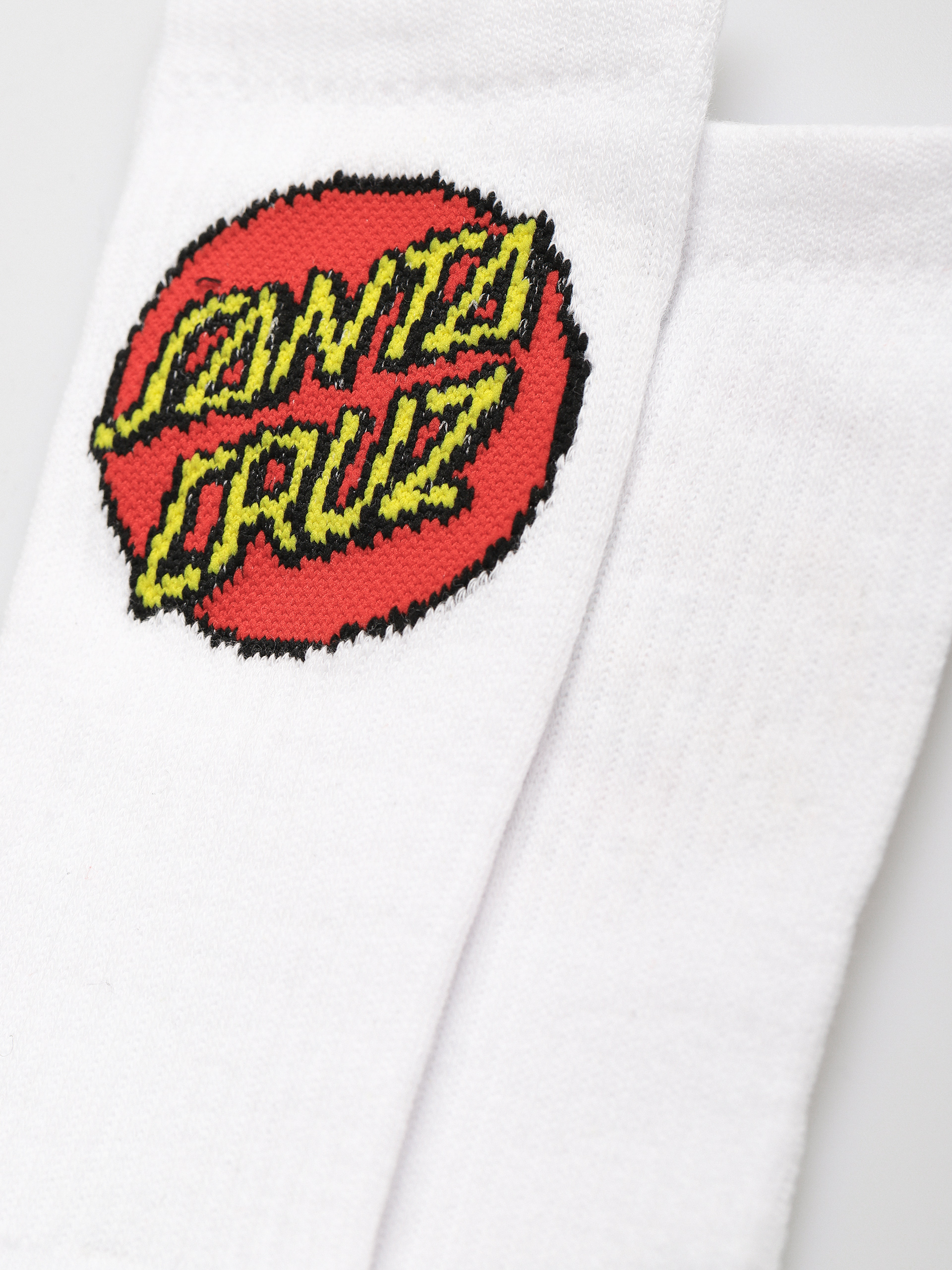 Santa Cruz Classic Dot 2pc Socks (white/black)