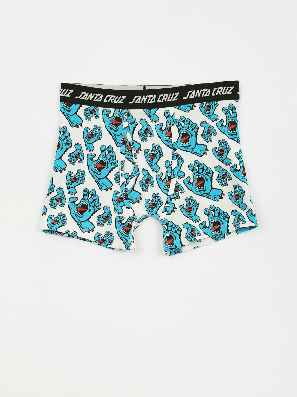 Men's Blue Allover Logo Boxer Briefs