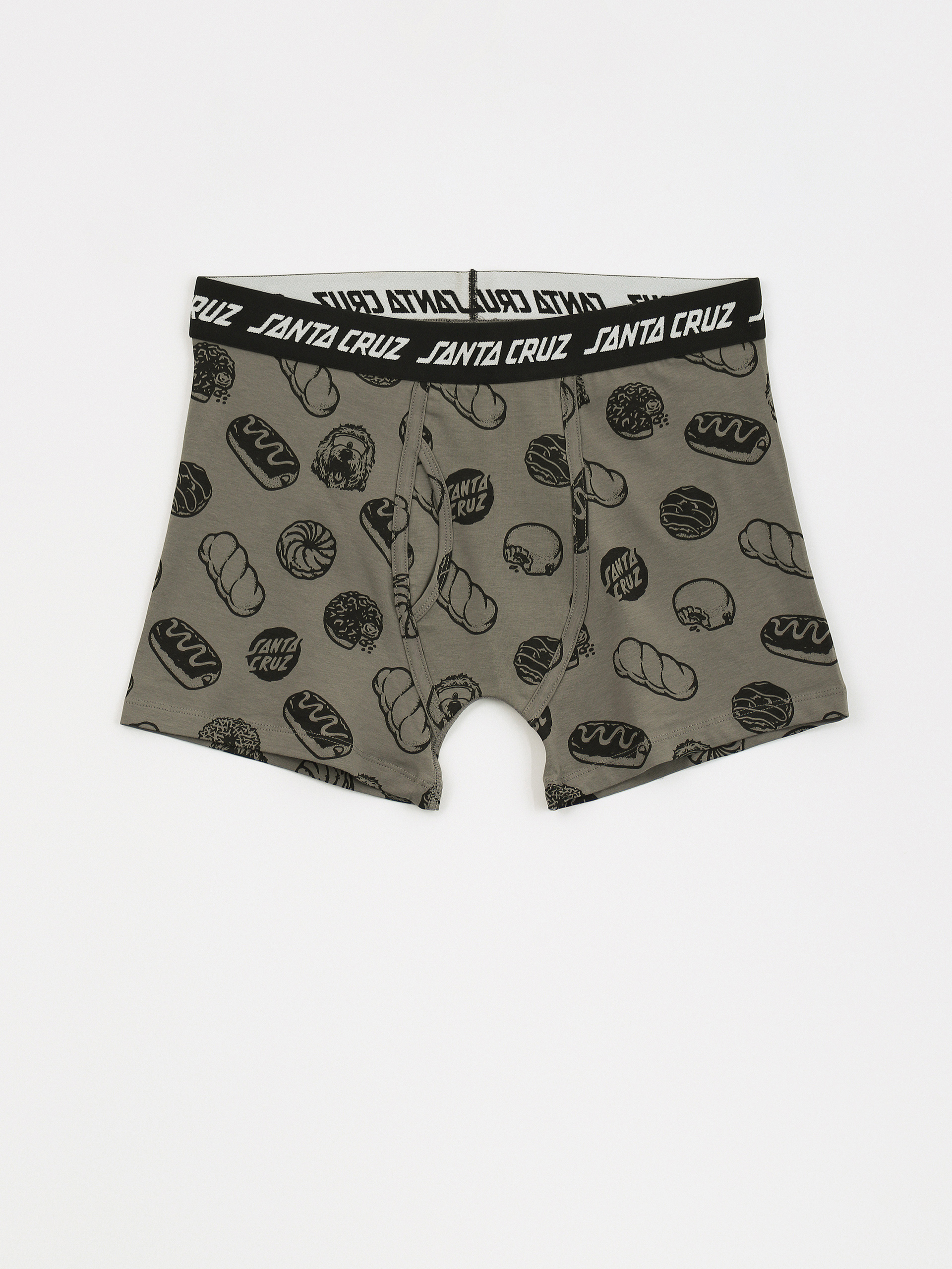 Santa Cruz McCoy Donut Dog Boxer Brief Underwear (black)