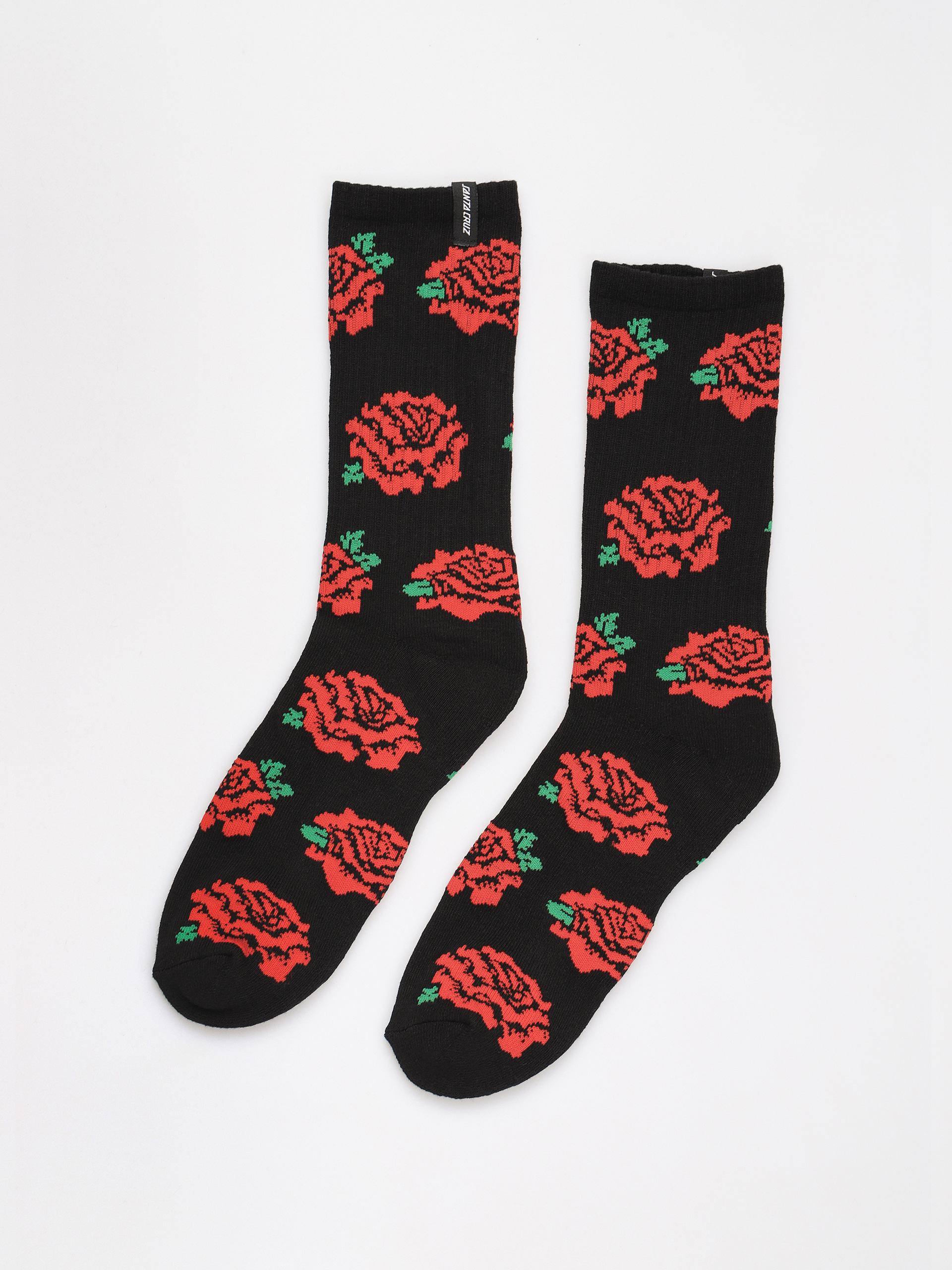 Santa Cruz Dressen Roses Socks - black (roses)