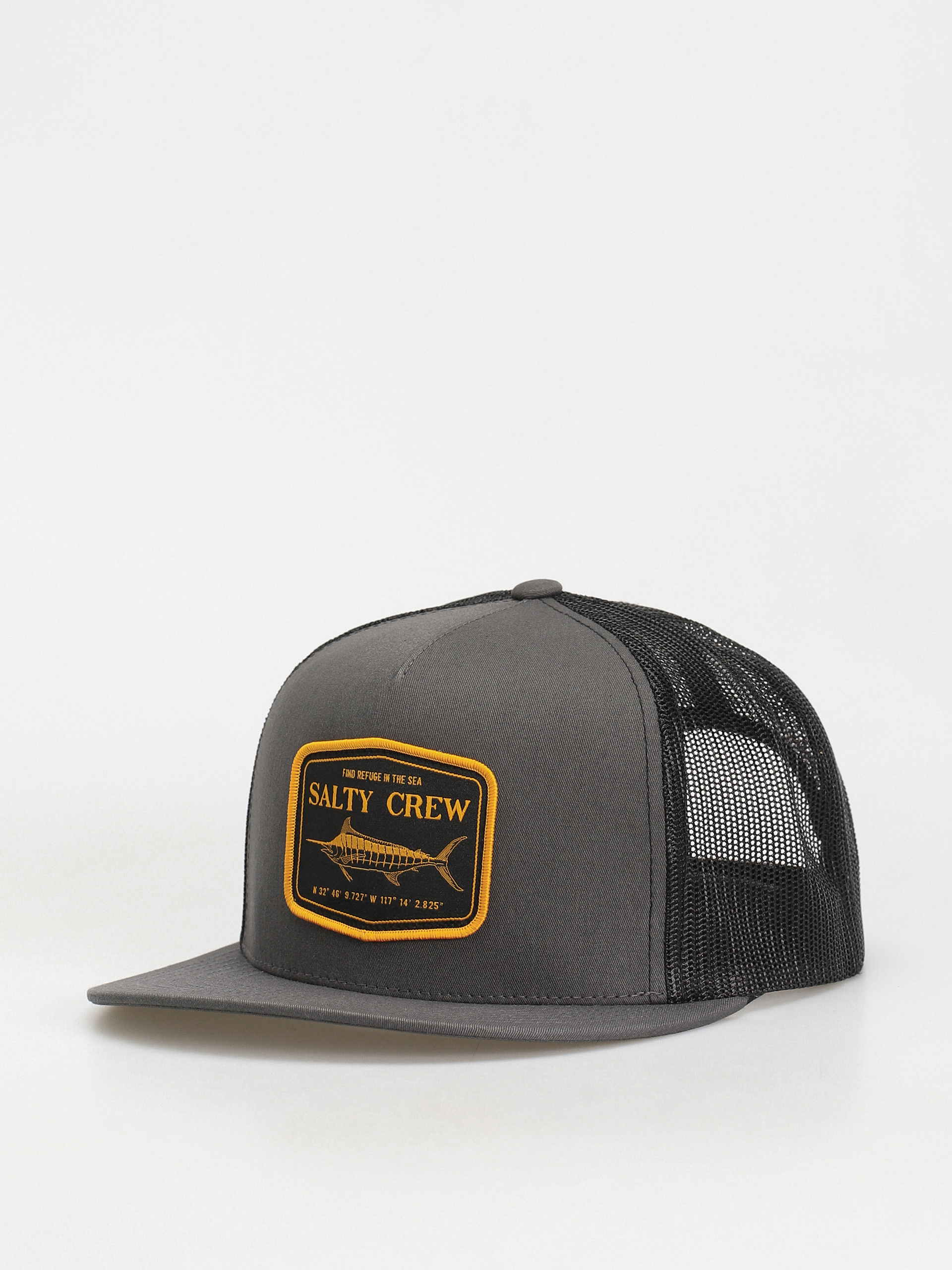 Salty Crew Stealth Trucker Cap (charcoal/black)