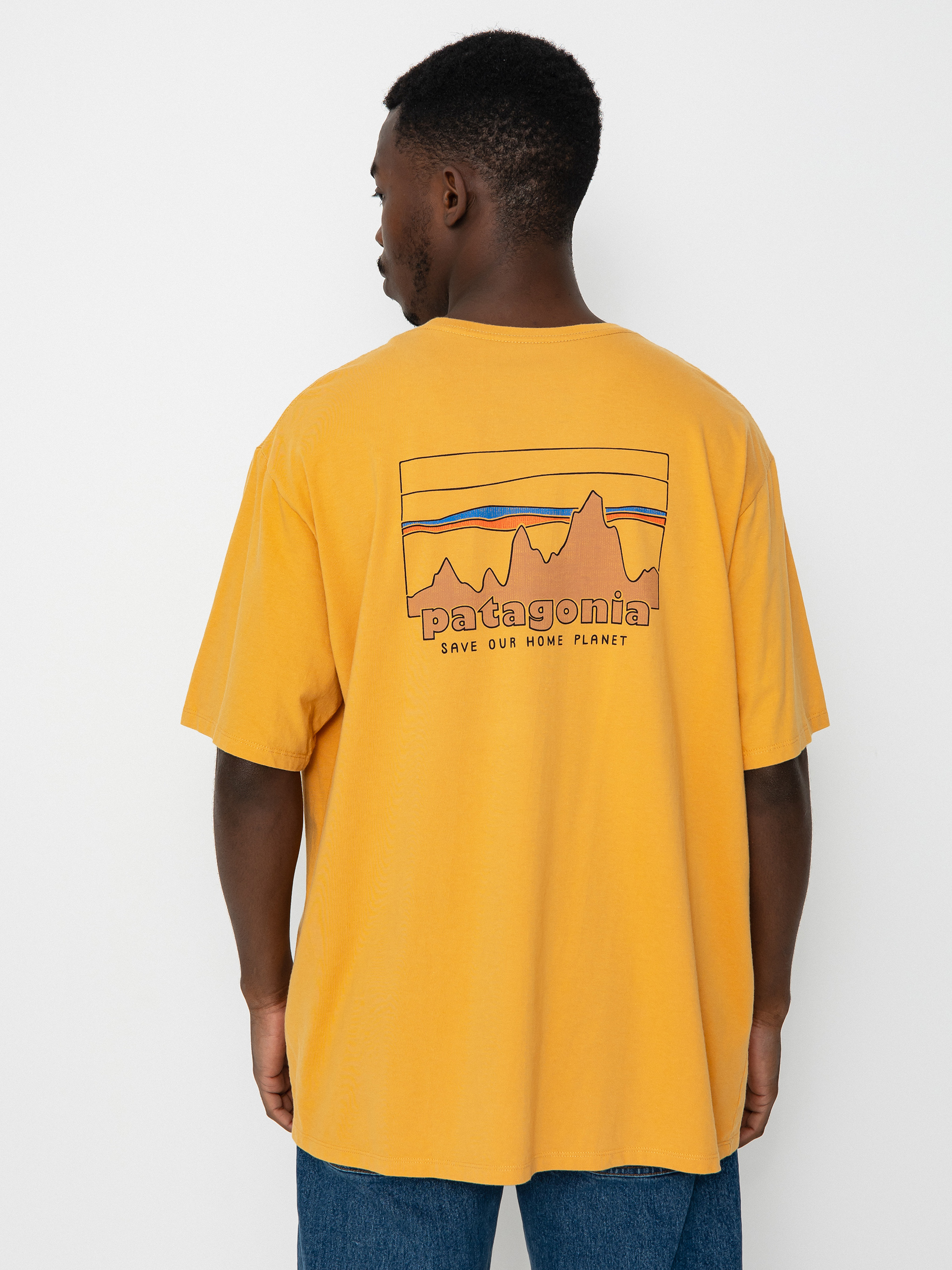 Patagonia 73 Skyline Organic T-shirt (dried mango)