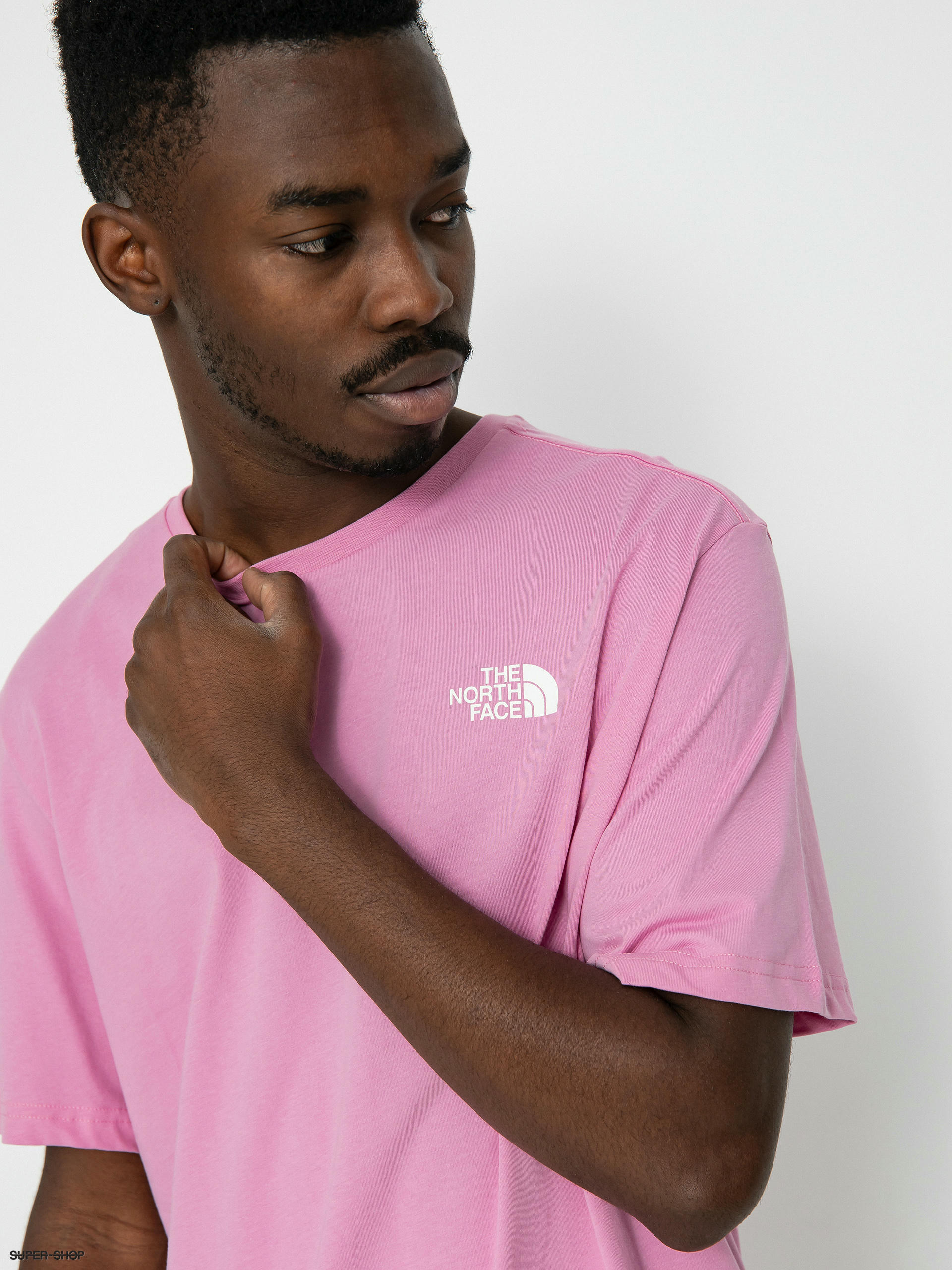 North face clearance t shirt pink