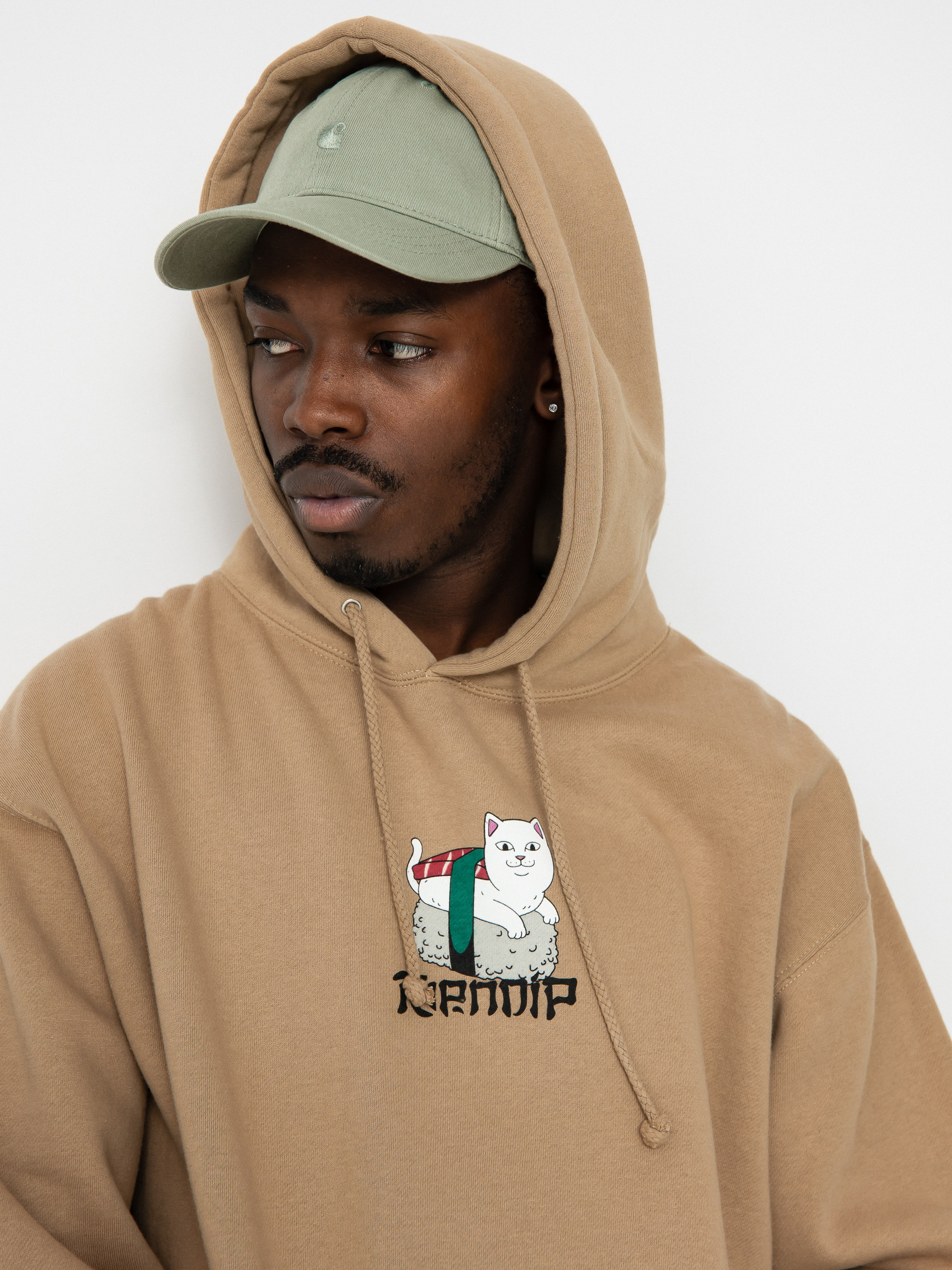 RipNDip Sushi Nerm HD Hoodie (sandstone)