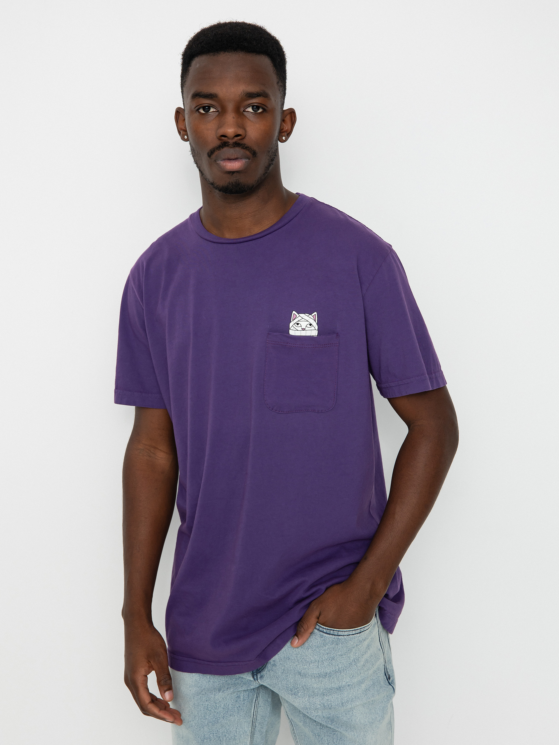 RipNDip Mummy Nerm Pocket T-Shirt (purple)