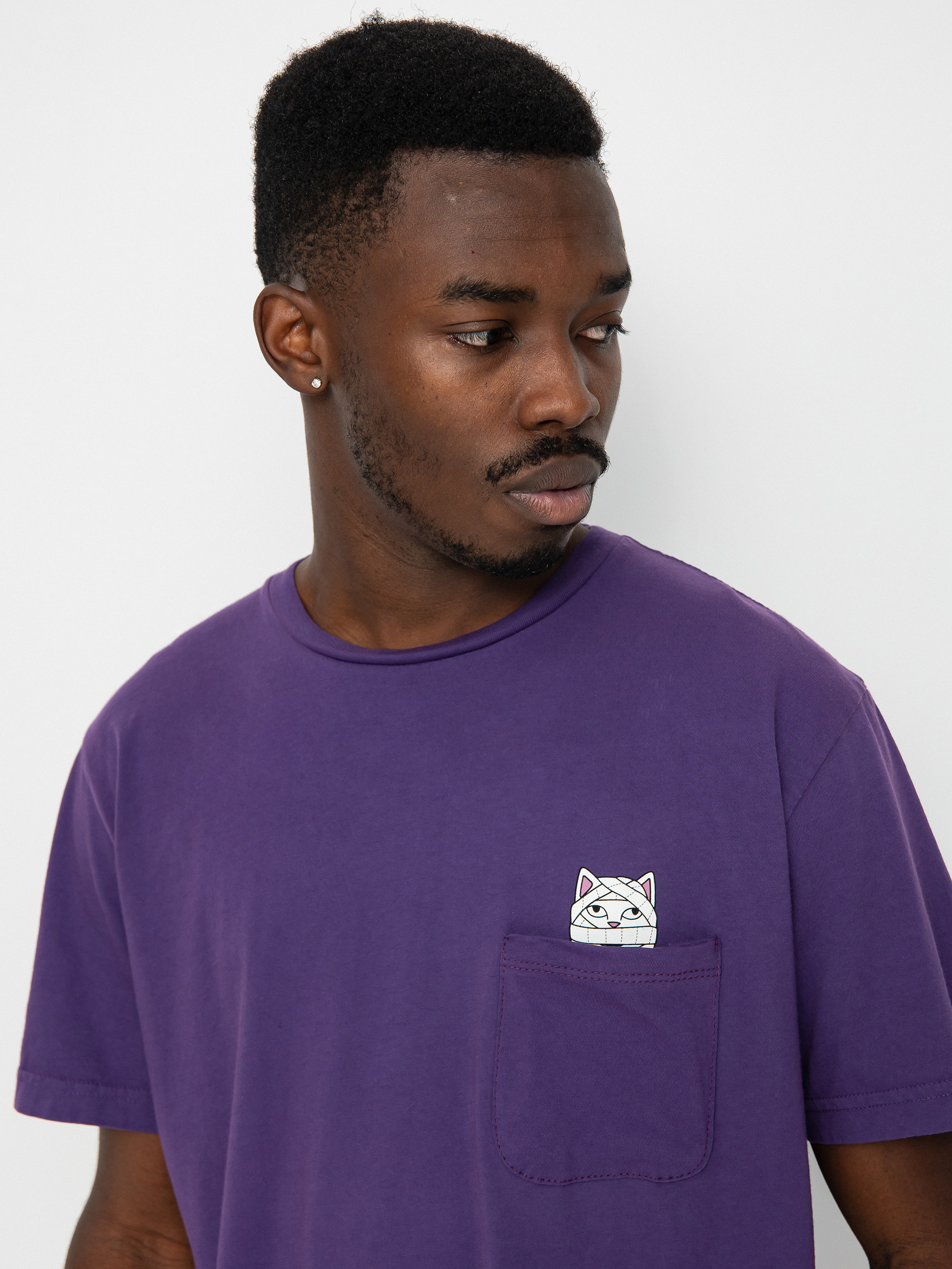 RipNDip Mummy Nerm Pocket T-Shirt (purple)