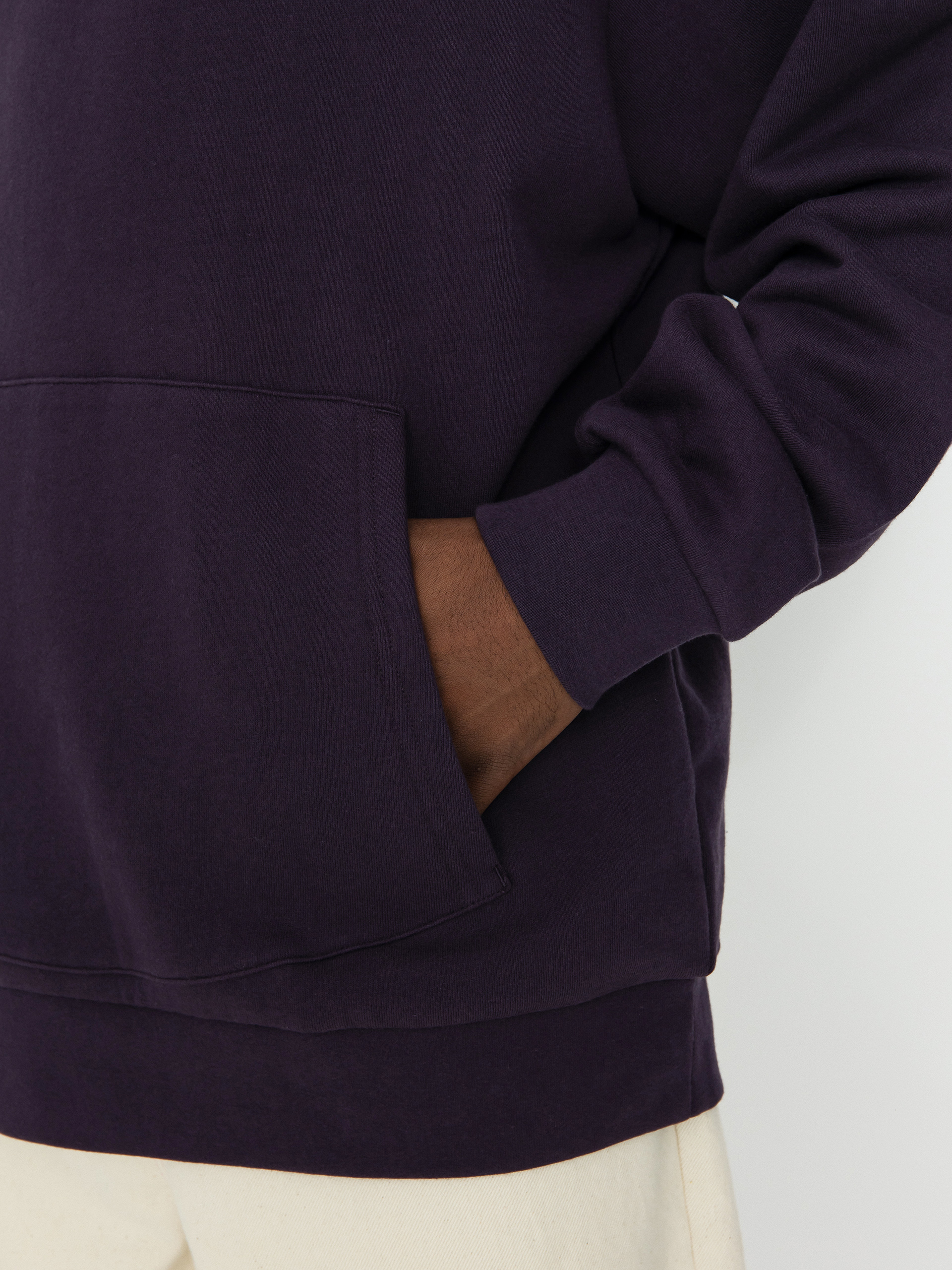 RipNDip Rubber Logo HD Hoodie (dark purple)