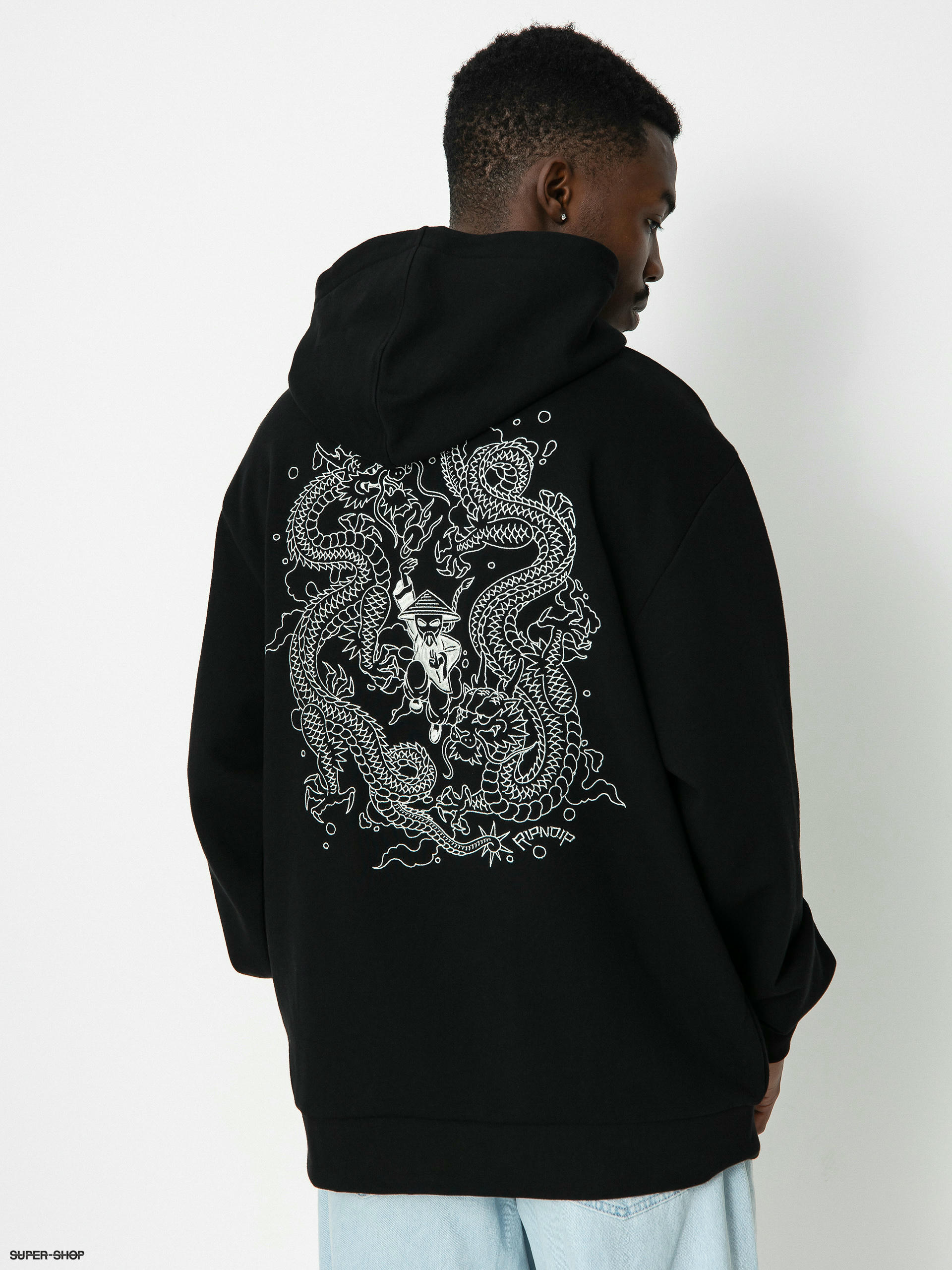 Black shop ripndip hoodie