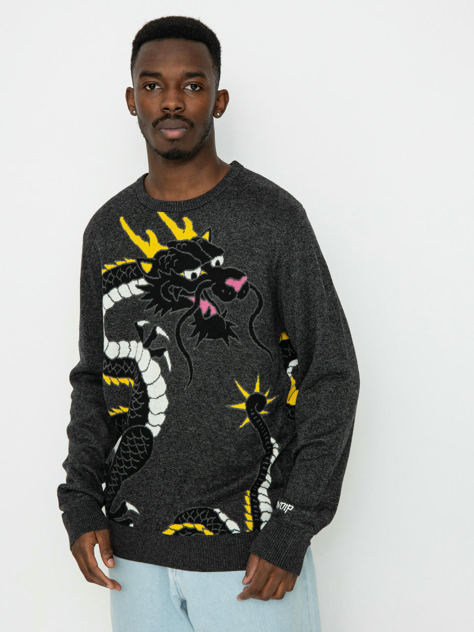 RipNDip Ryu Sweater (black heather)