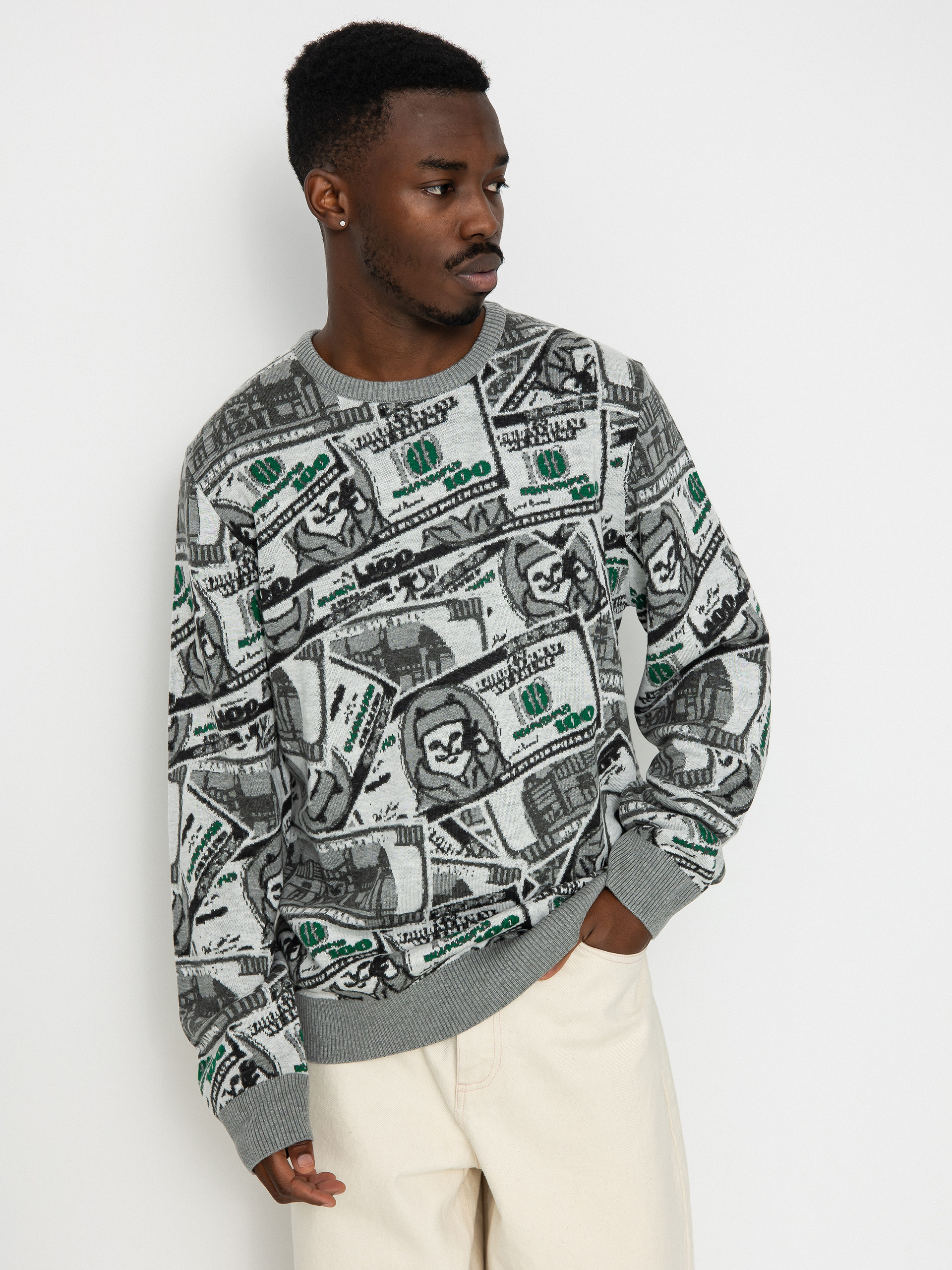 RipNDip Moneybag Sweater (olive)