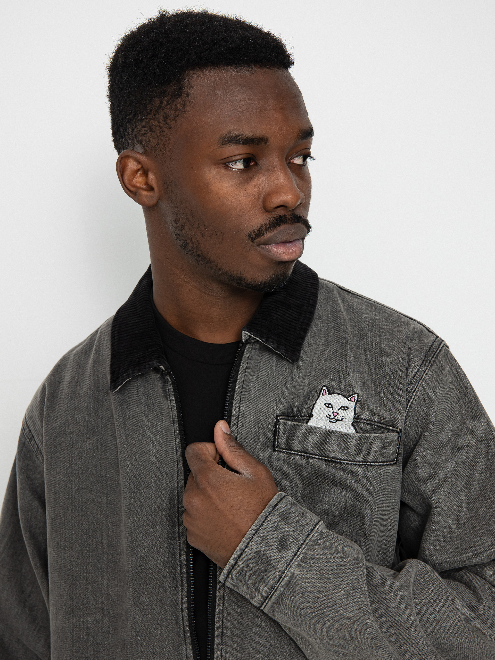 RipNDip Los Feliz Jacket (charcoal stone wash)