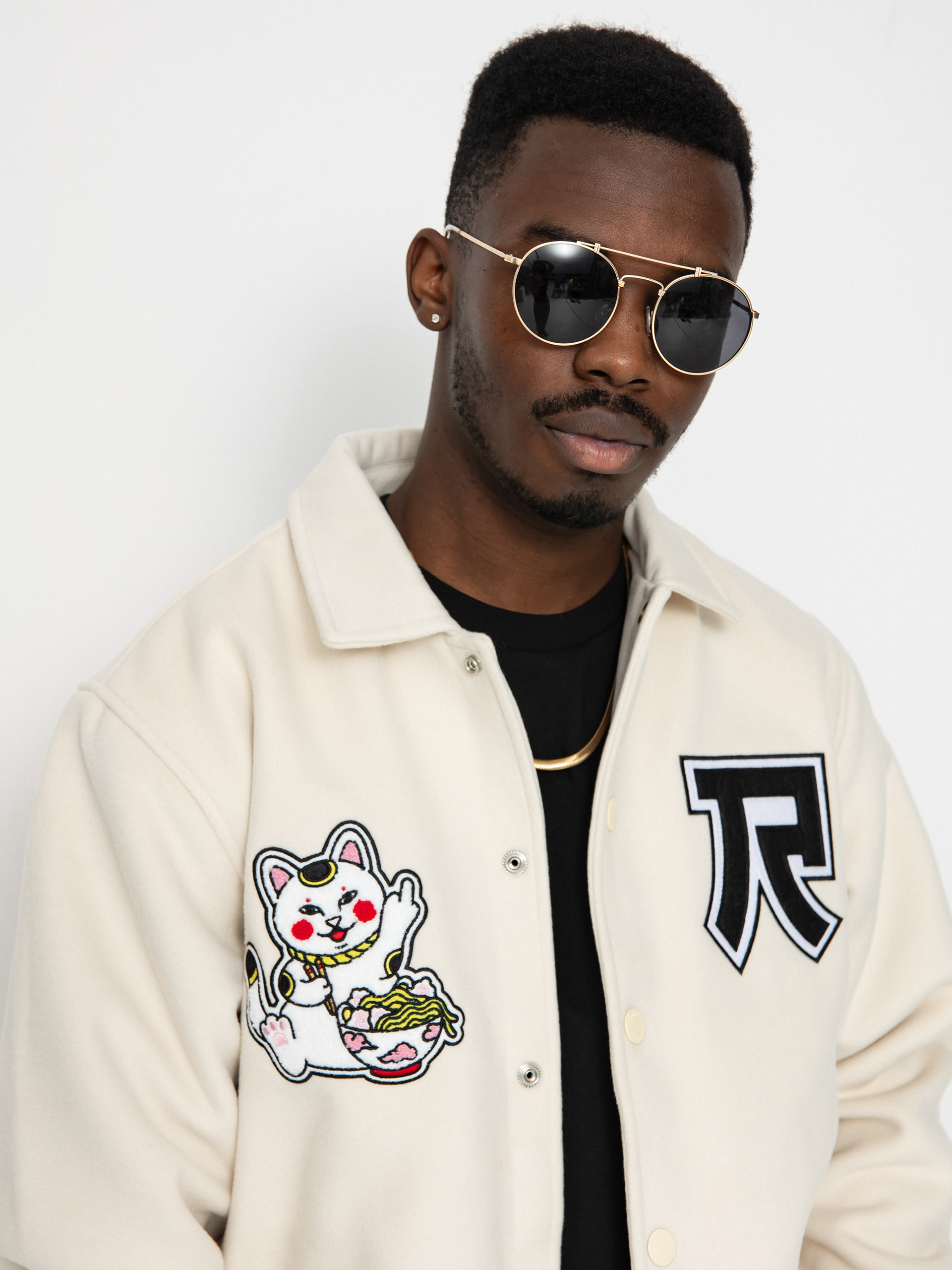 RipNDip Lucky Nerm Jacket (cream)
