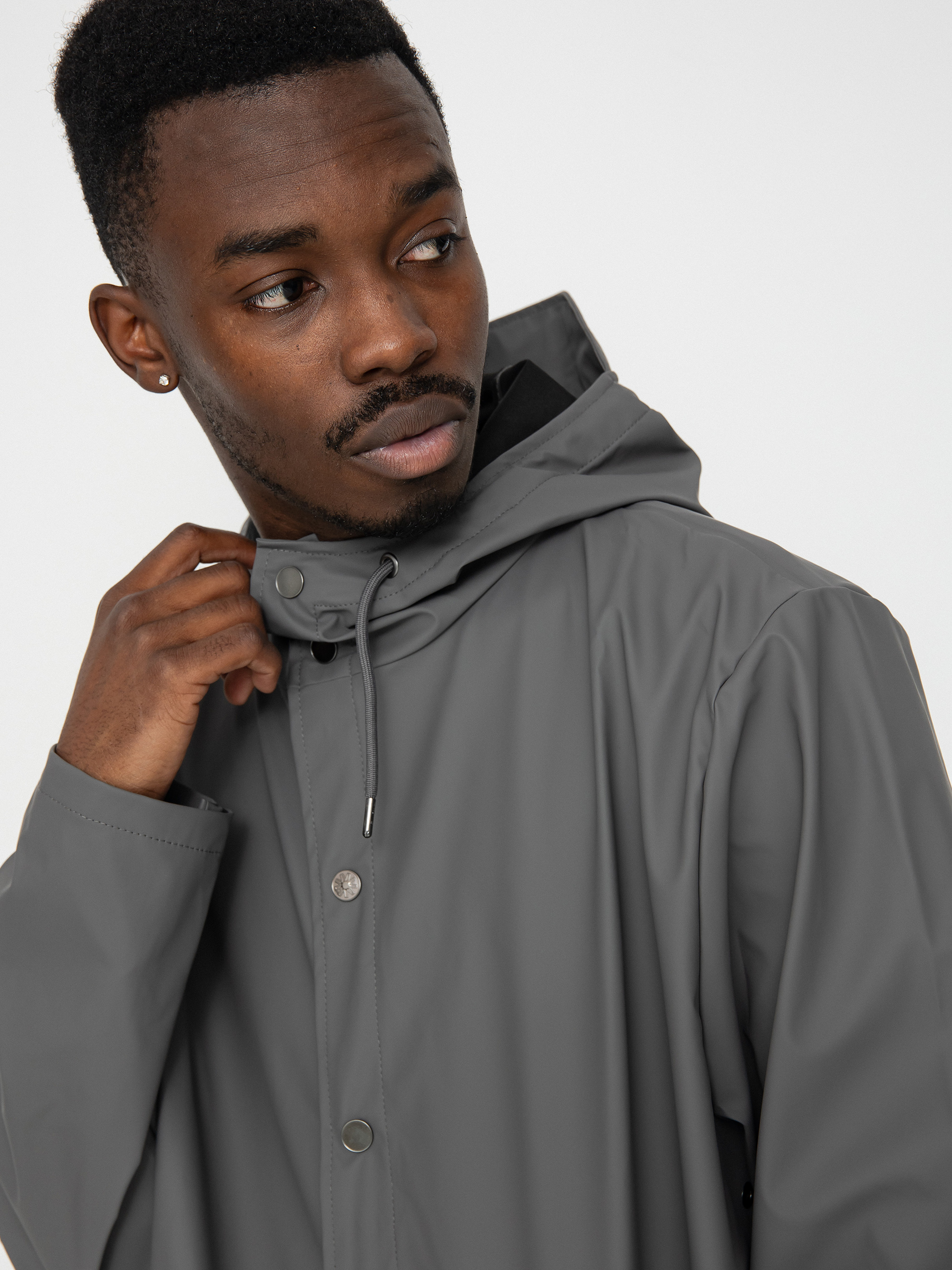 Rains hot sale grey jacket