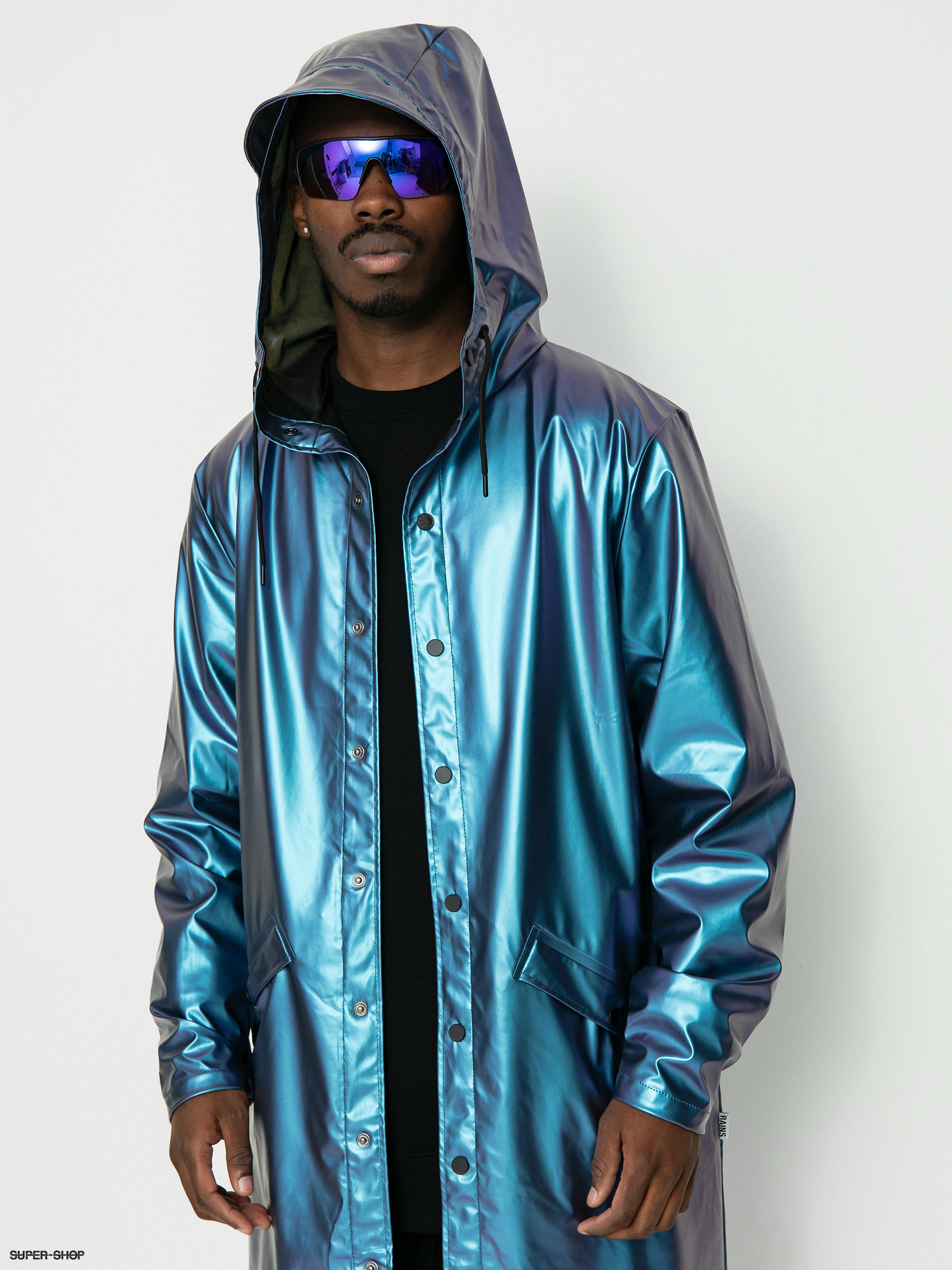 Rains holographic coat deals