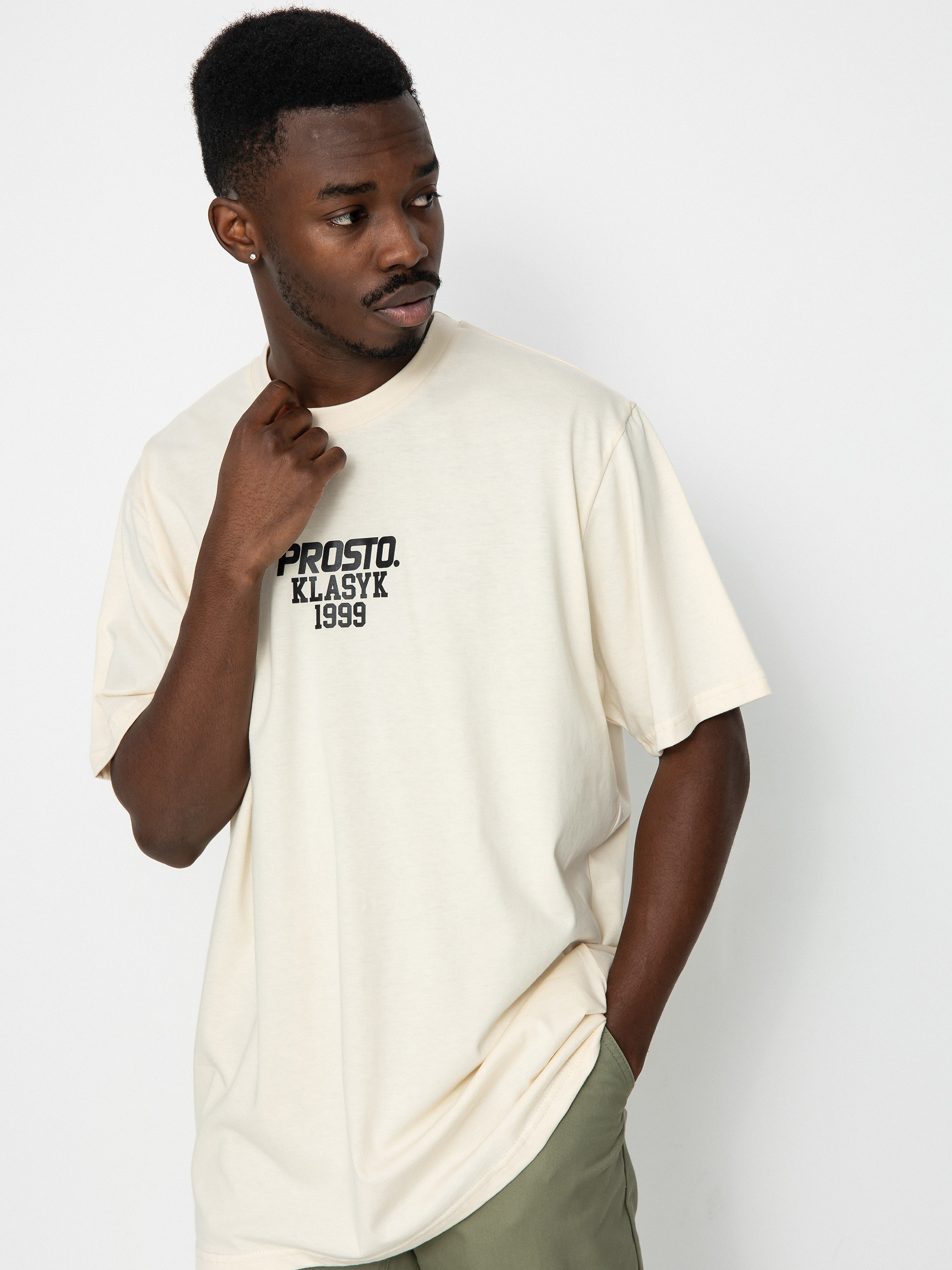 Prosto Staples T-shirt (beige)