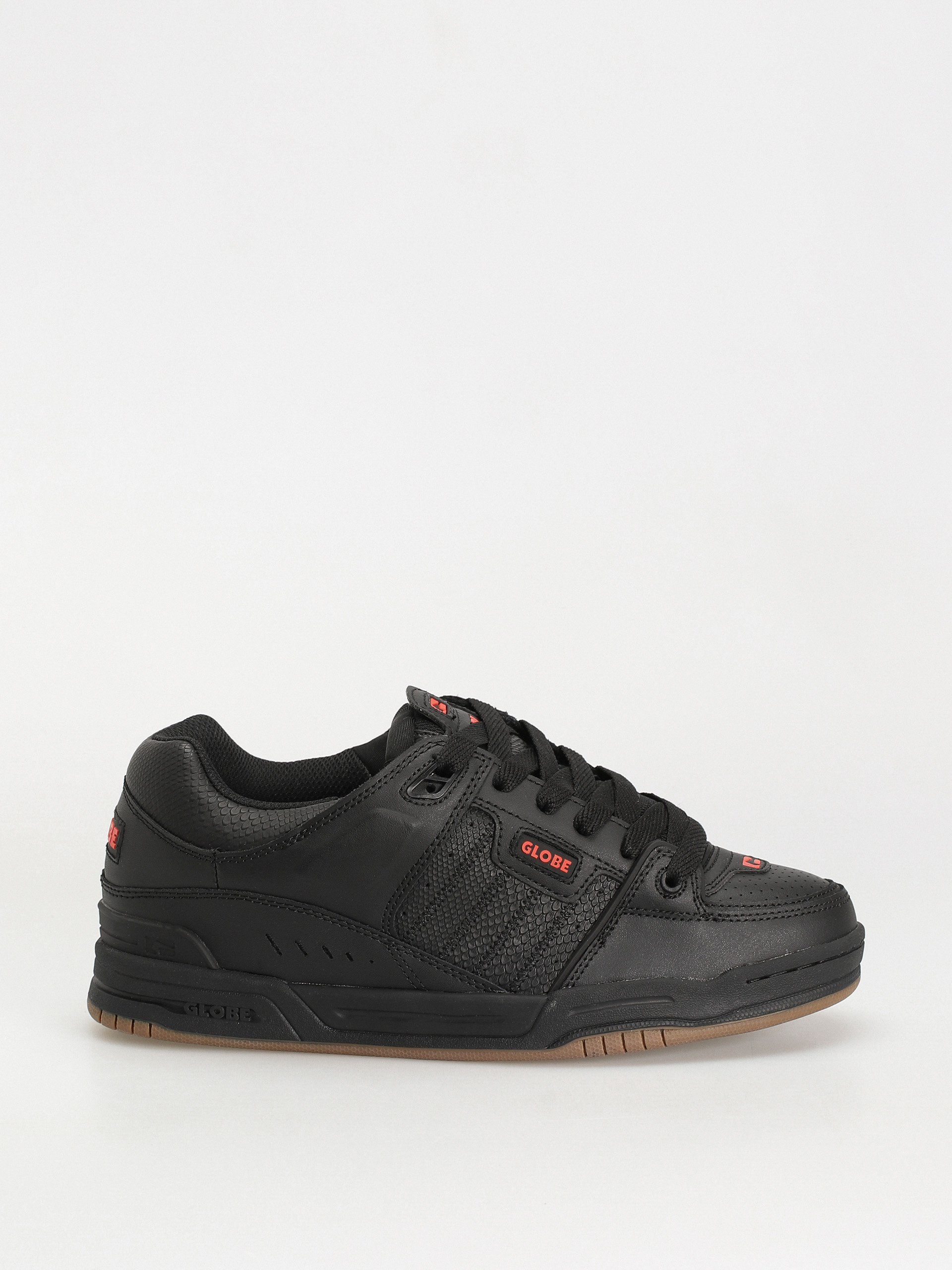 Globe Fusion Shoes (black/snake/red)