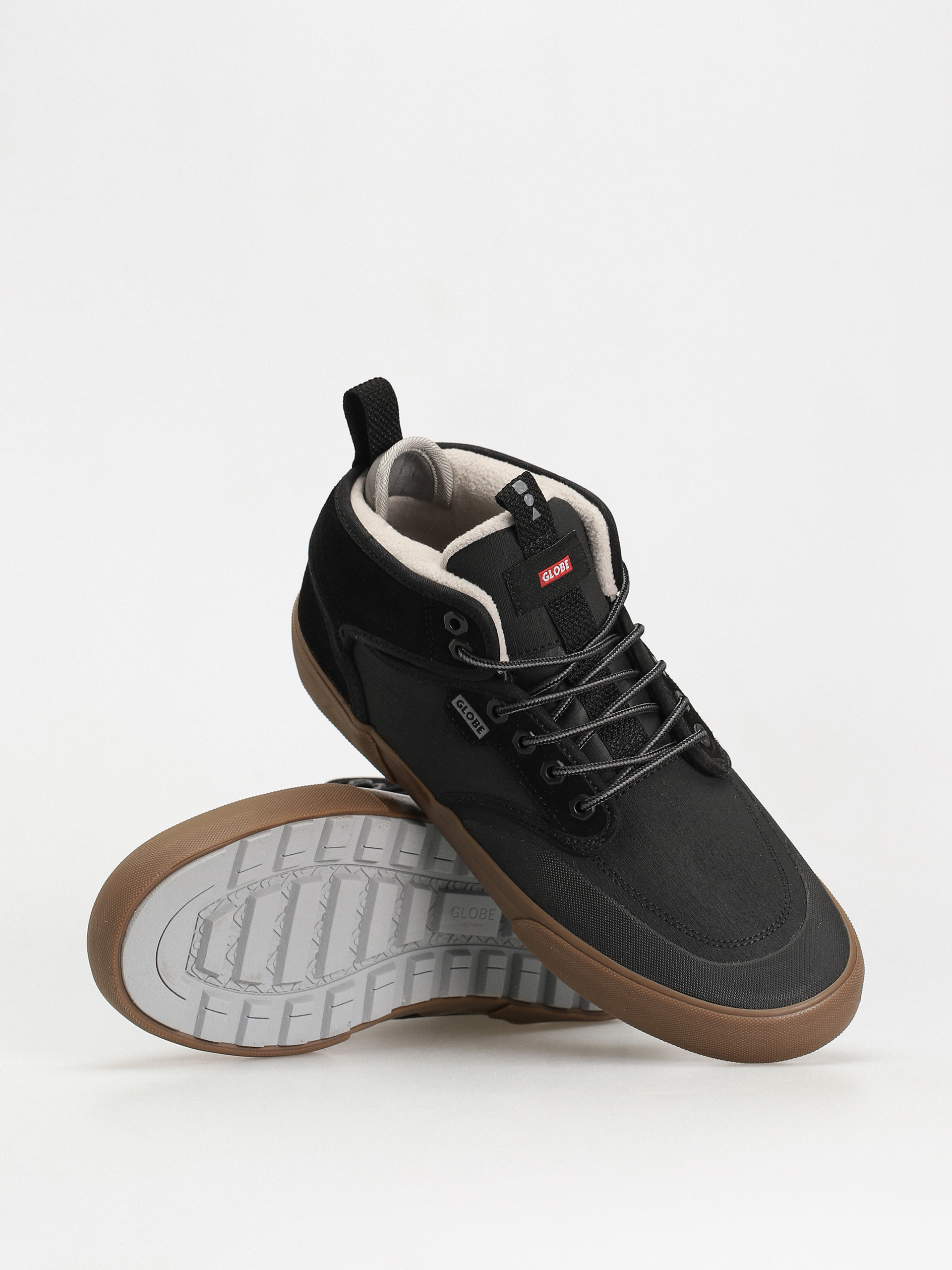 Globe Motley Mid Shoes (black/charcoal/summit)