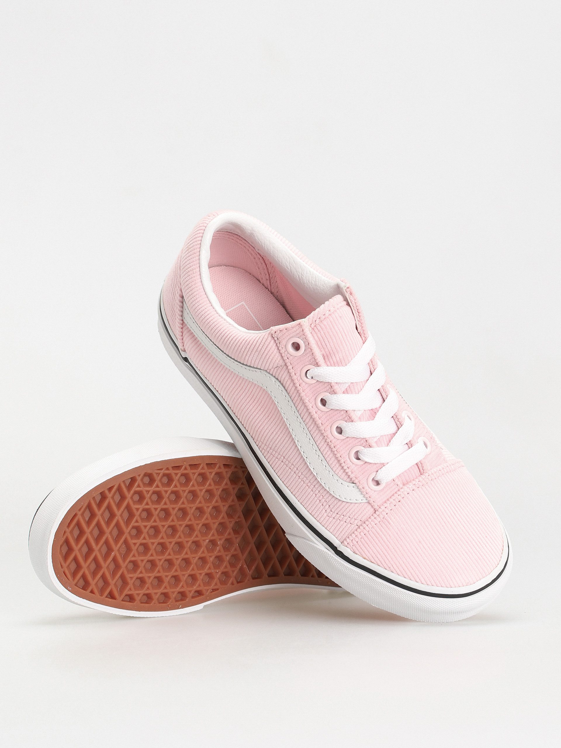 Vans Old Skool Shoes (mini cord pink)