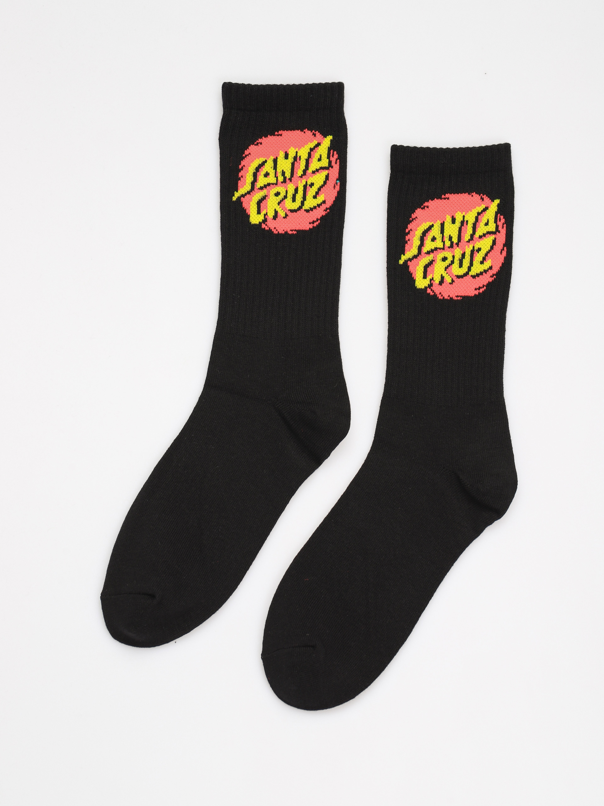 Santa Cruz Style Dot Socks (black)