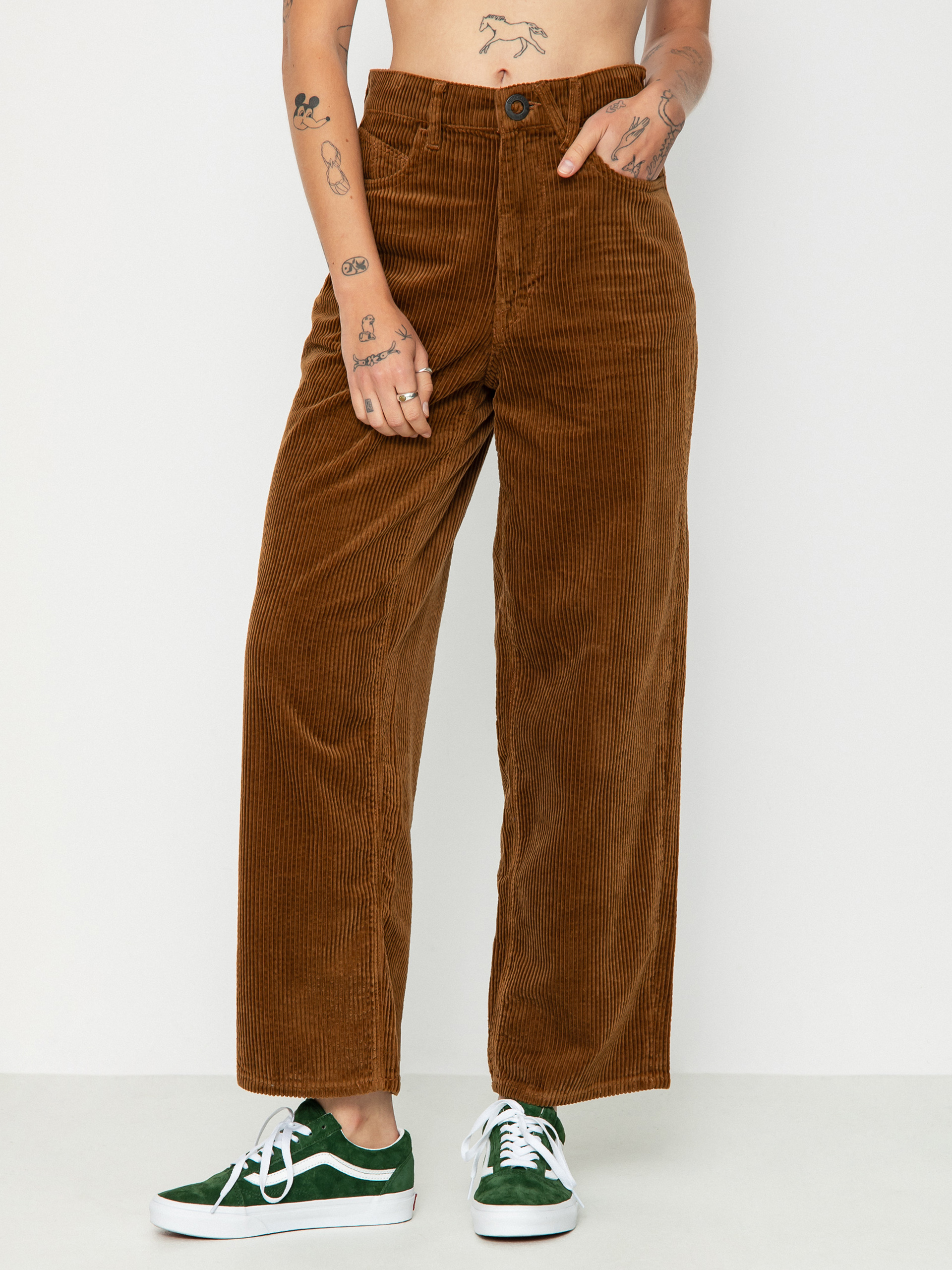 Volcom Weellow Cord Hose Wmn (toffee)