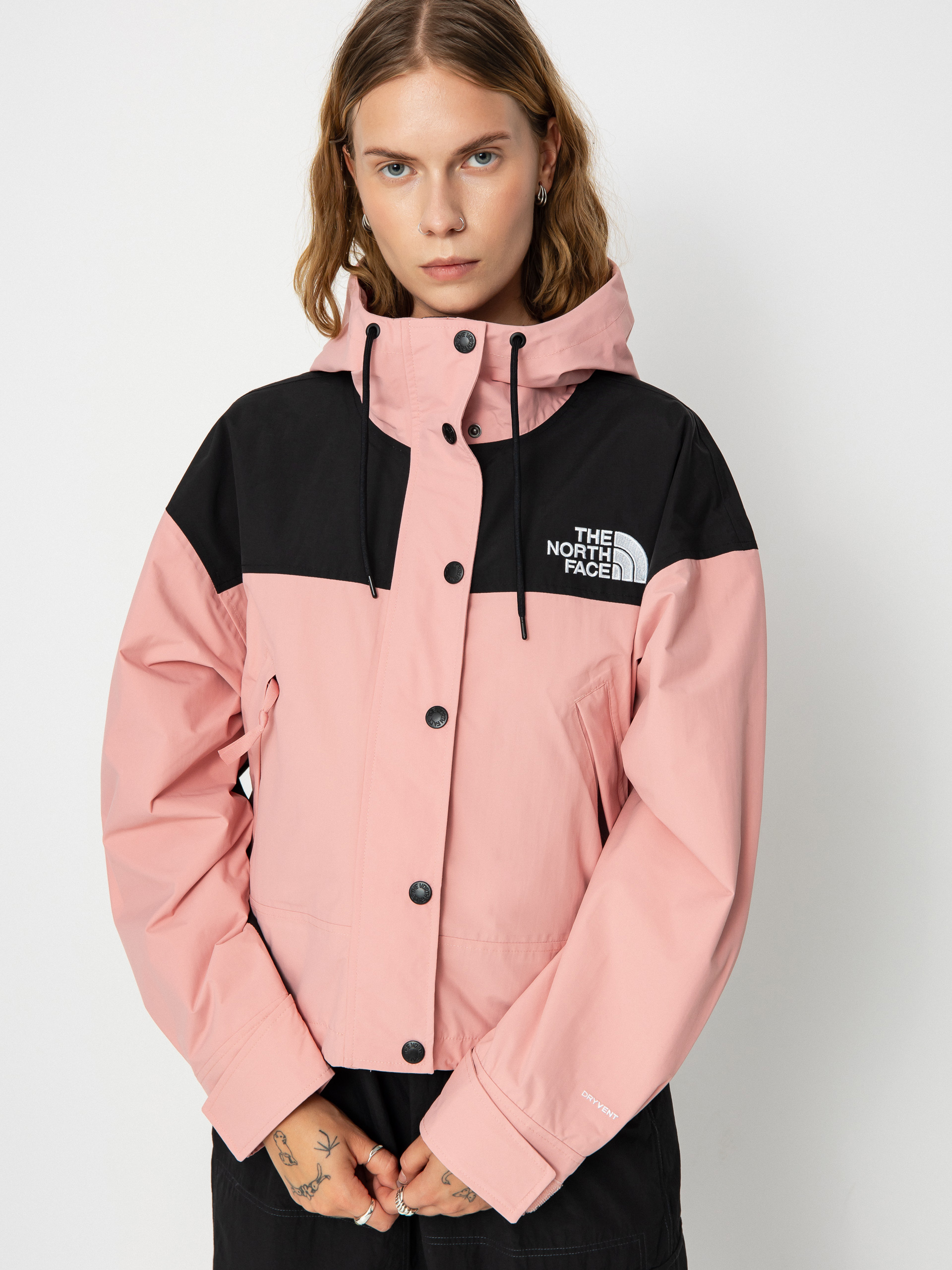 The North Face Reign On Jacket Wmn (shady rose/tnf black)