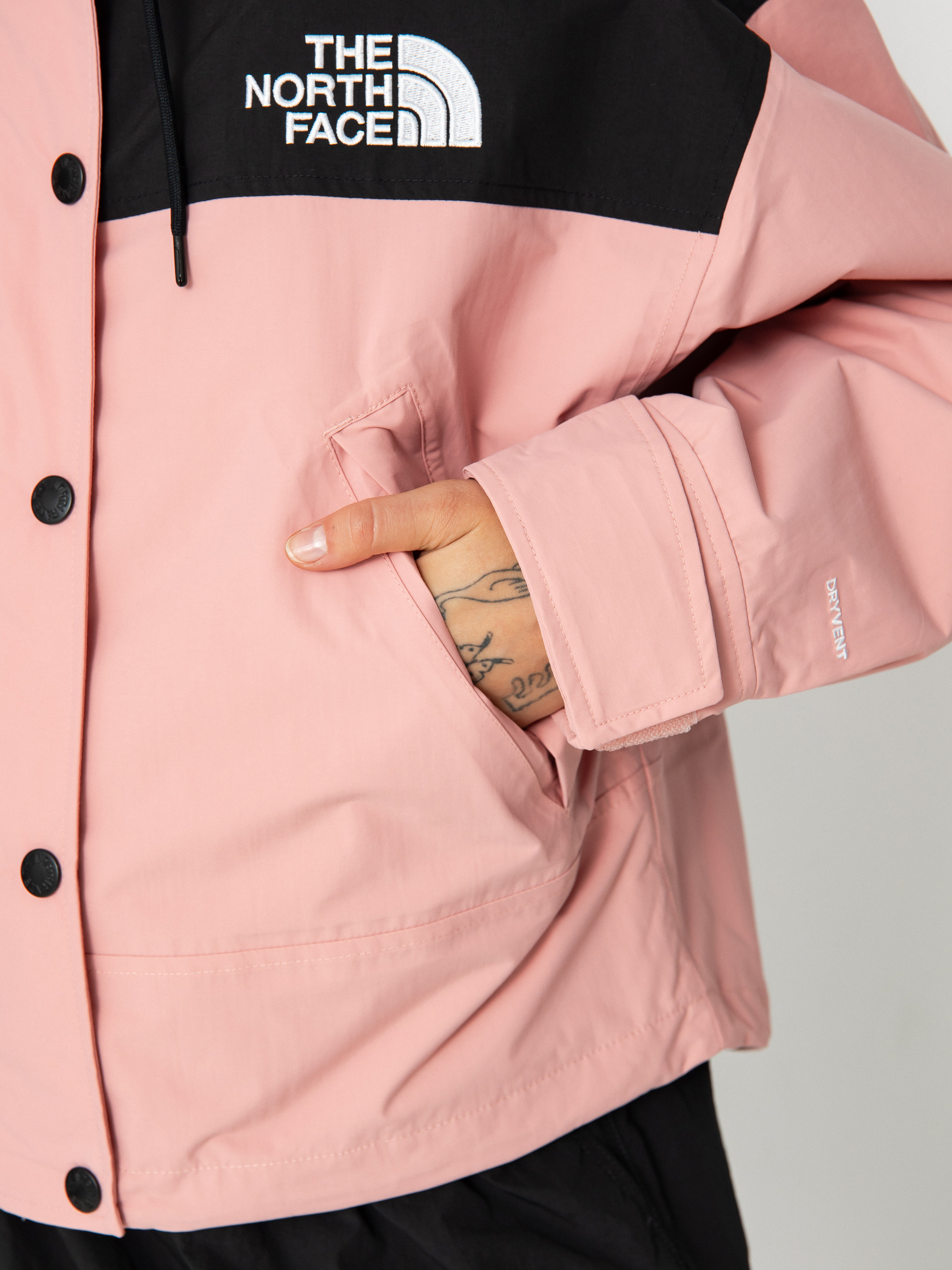 The North Face Reign On Jacket Wmn (shady rose/tnf black)