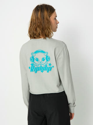 RipNDip Kawaii Nerm Cropped Longsleeve Wmn (grey)