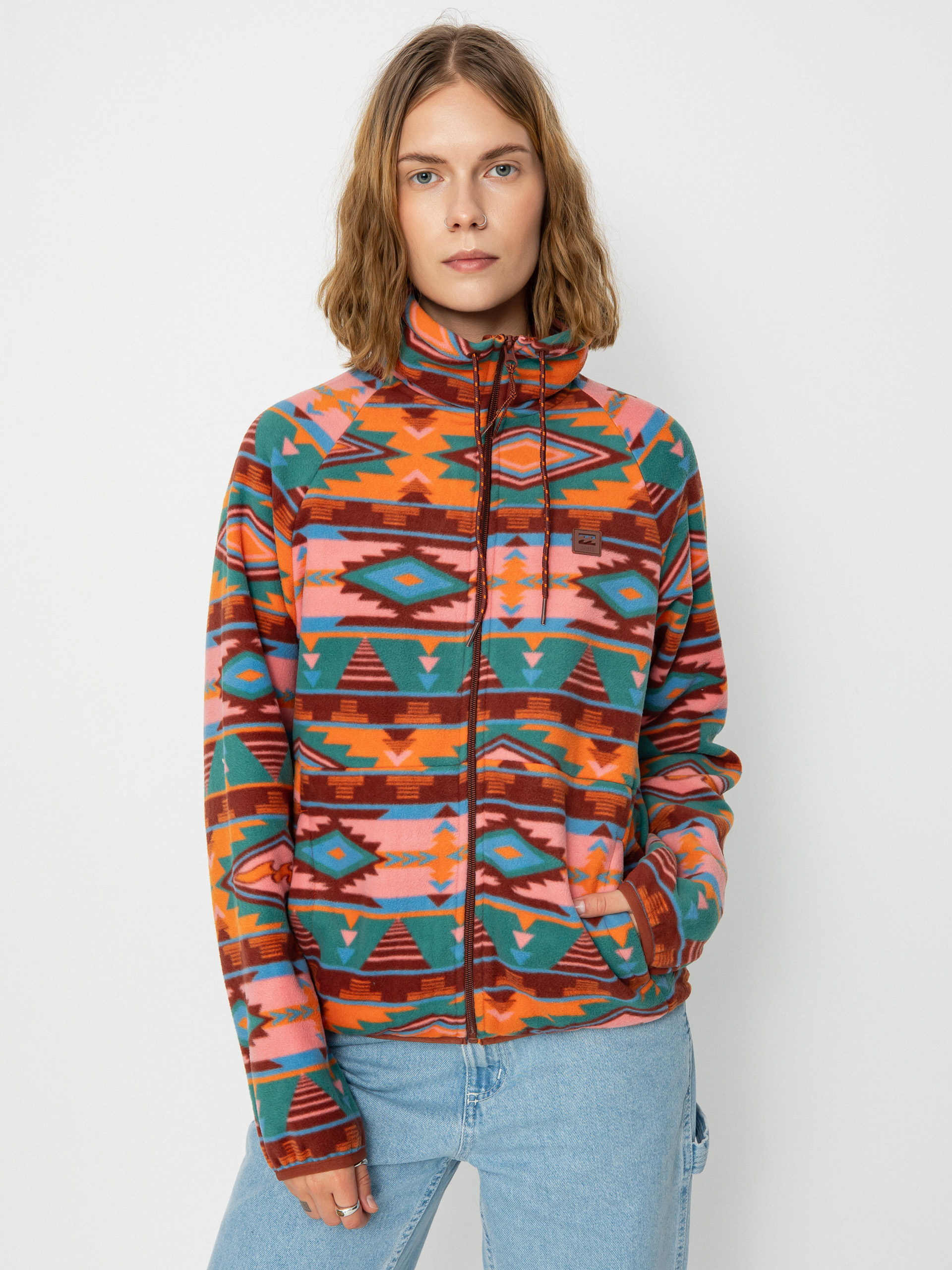 Womens Billabong Boundary Fleece (rosewood)