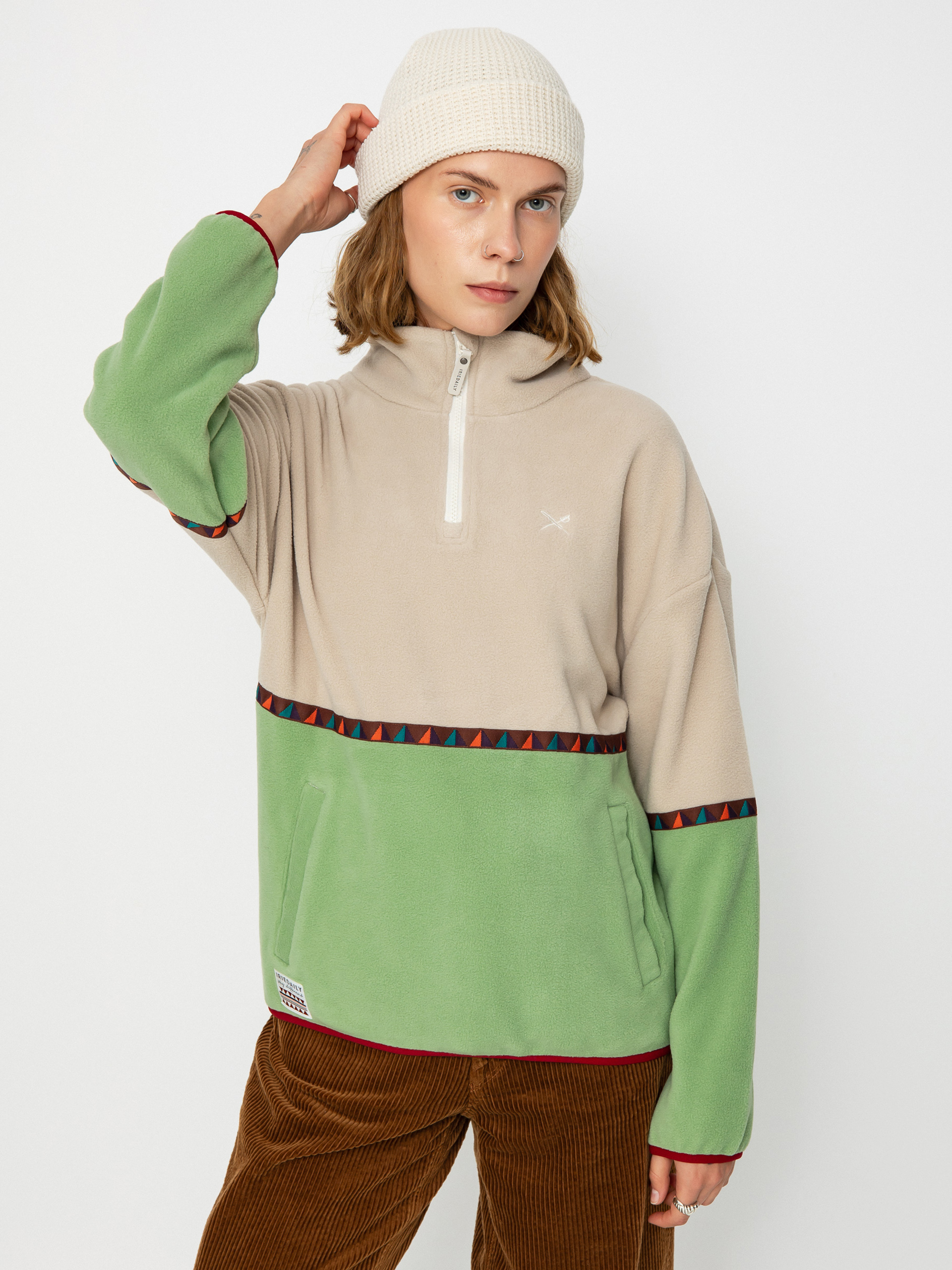 Womens Iriedaily Holina Fleece (piquant green)