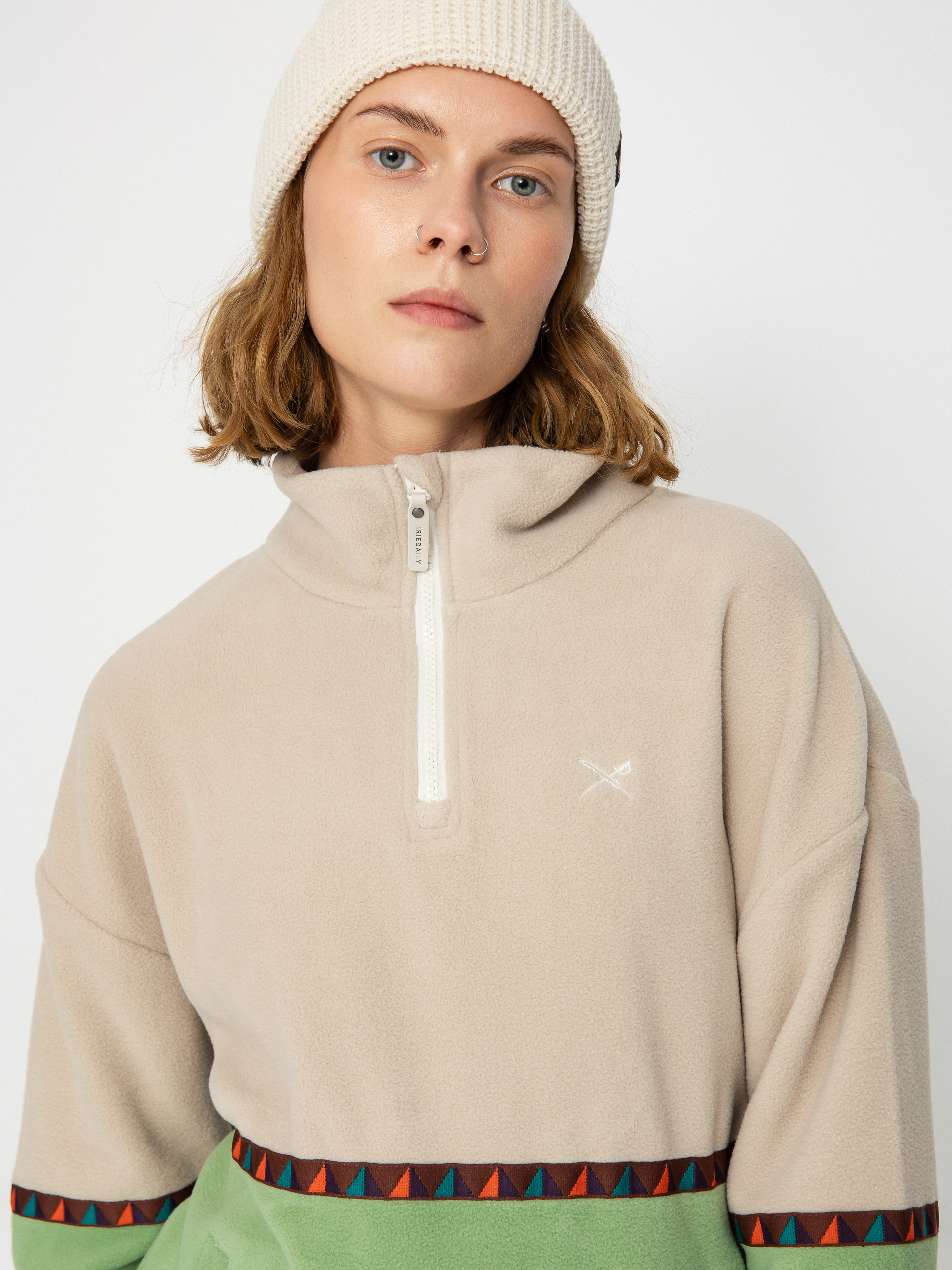 Womens Iriedaily Holina Fleece (piquant green)