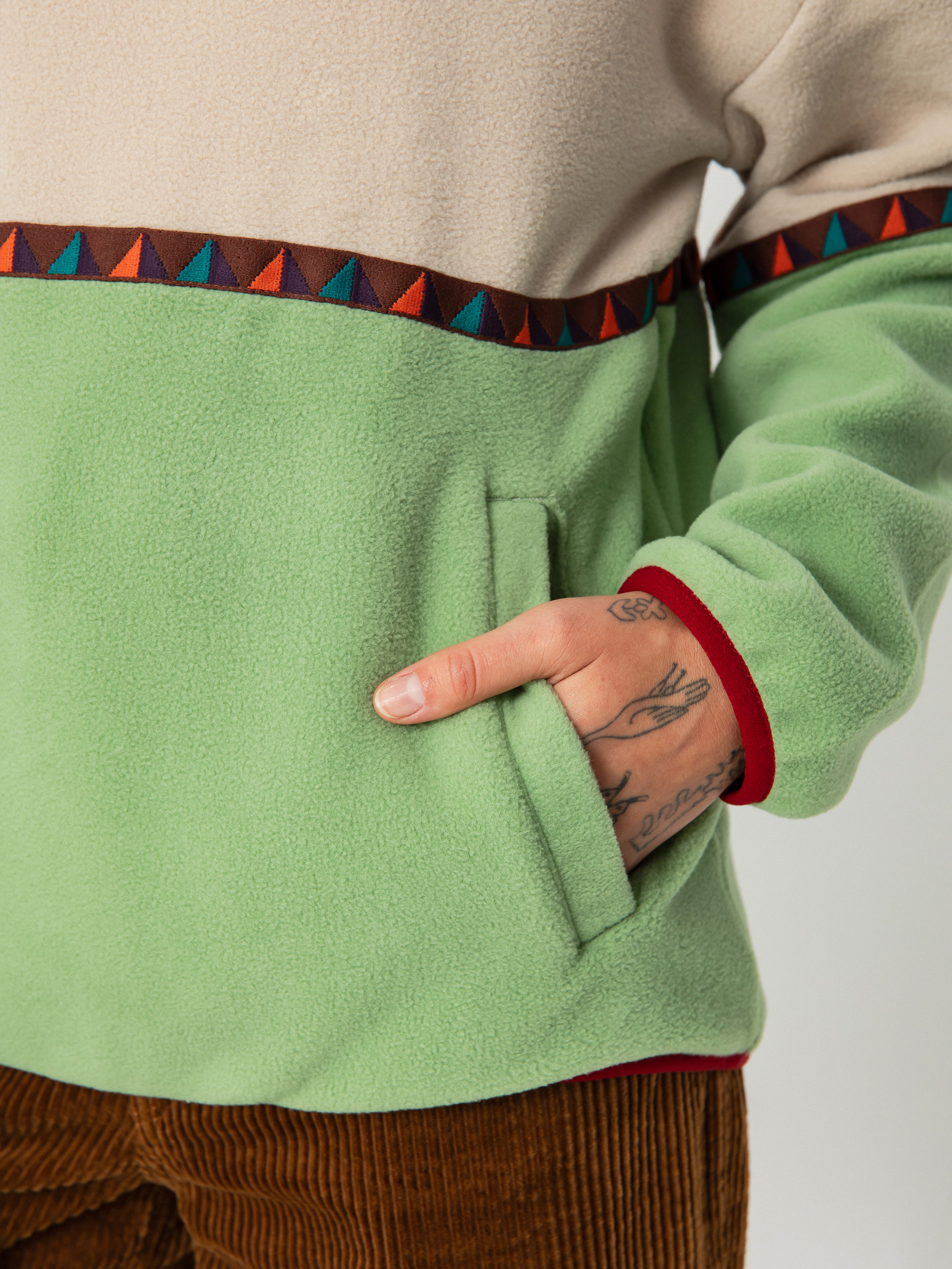 Damen Iriedaily Holina Fleecejacke (piquant green)