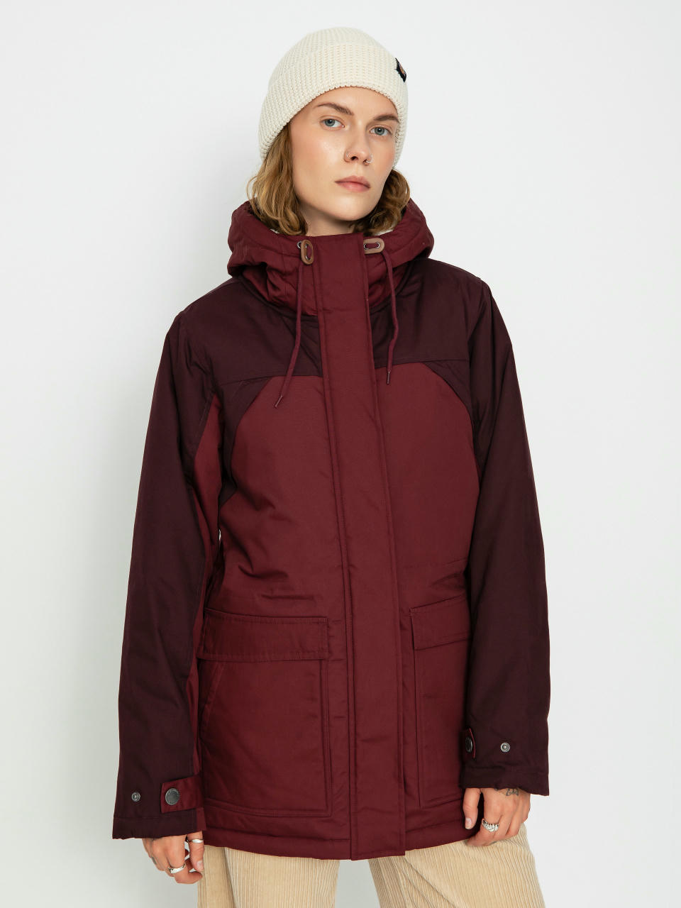 Iriedaily Mountie Jacke Wmn (maroon)