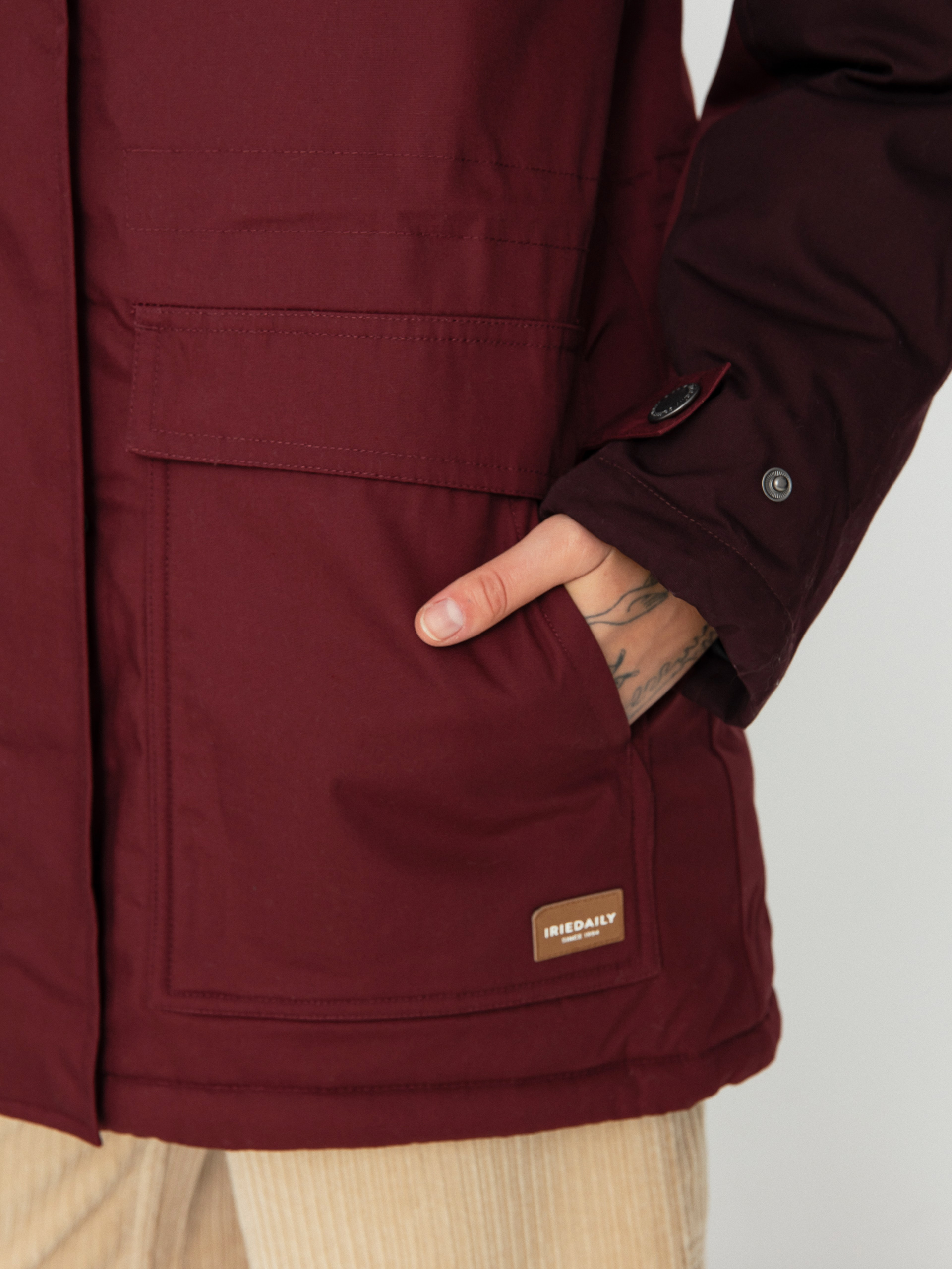 Iriedaily Mountie Jacket Wmn (maroon)