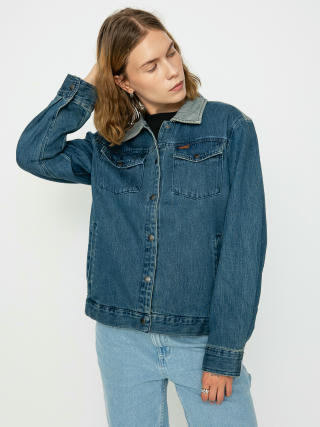 Brixton Cable Embroidered Jacket Wmn (two tone indigo)