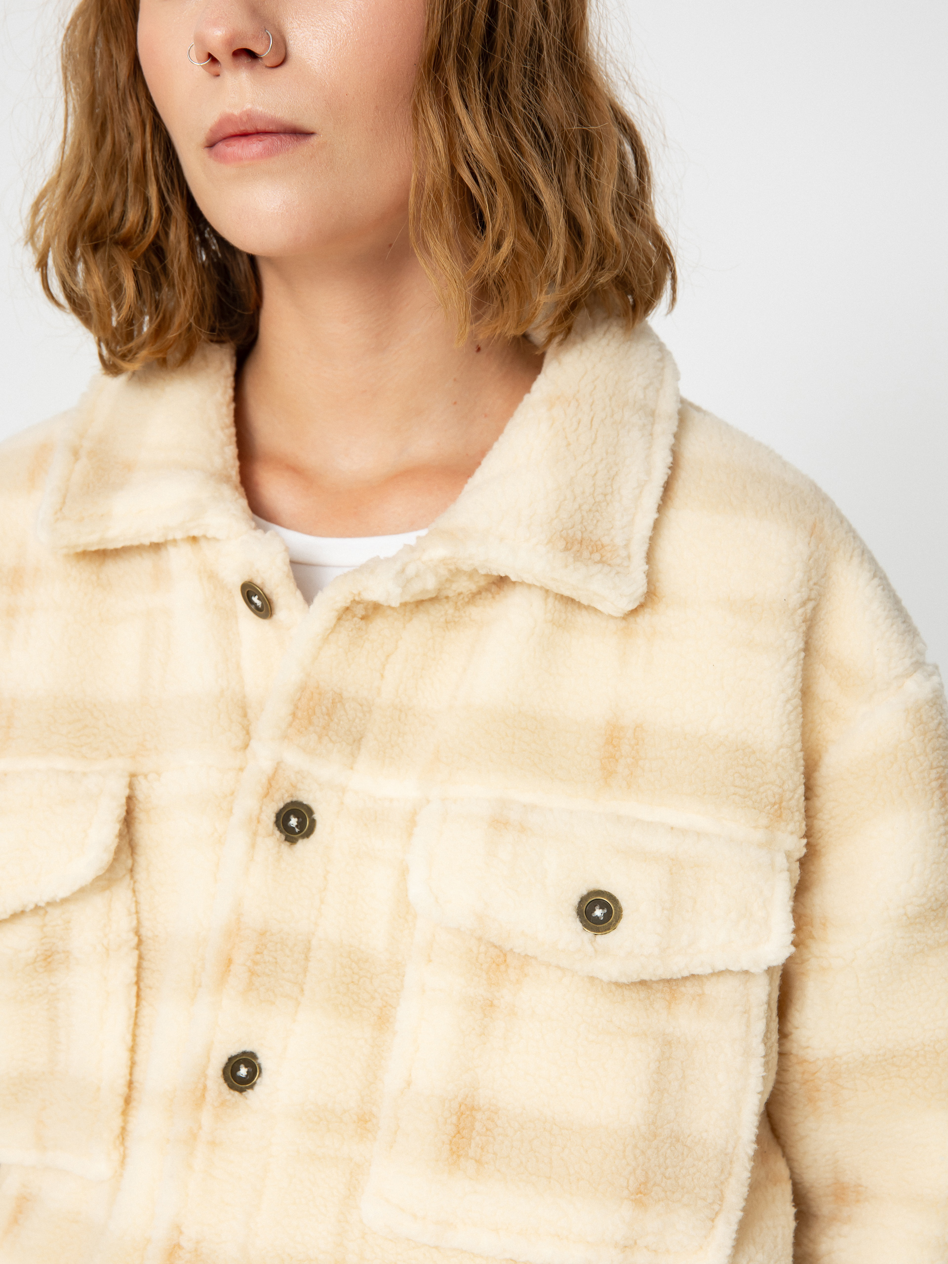 Rip Curl Sunrise Session Sherpa Jacke Wmn (beige)