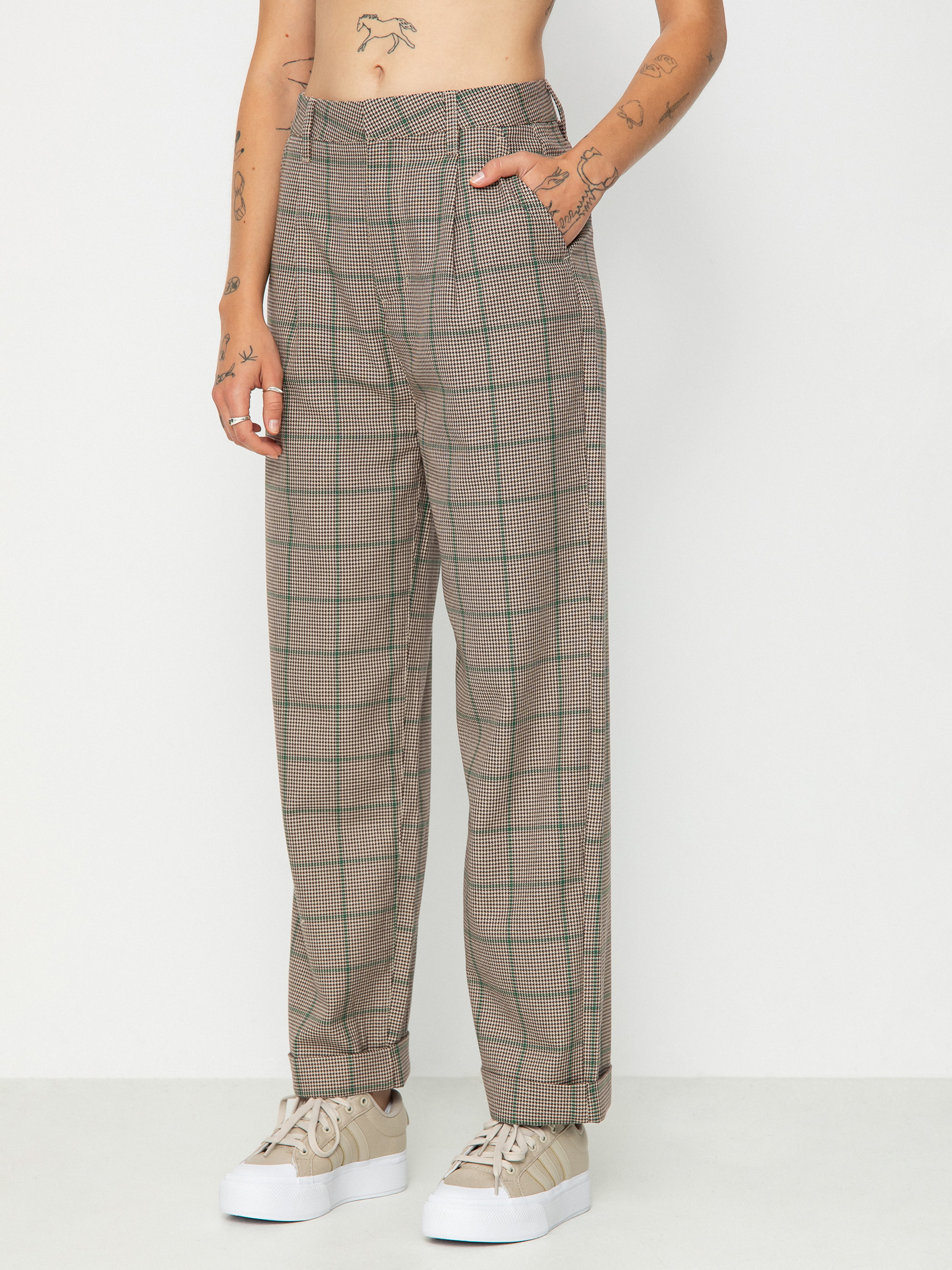 Brixton Victory Trouser Pants Wmn (sesame/seal brown)