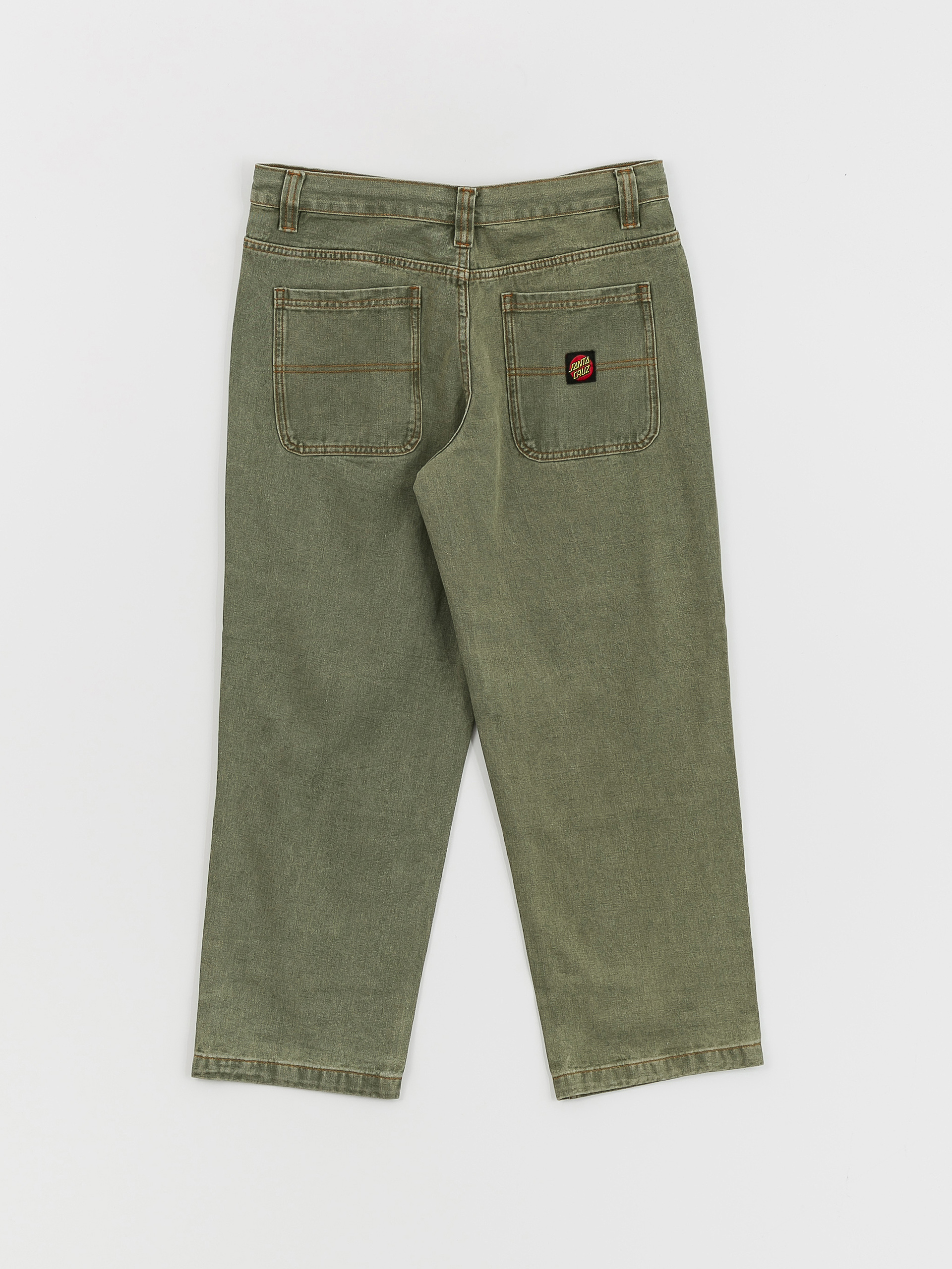 Santa Cruz Classic Label Panel Jean Pants (sage)