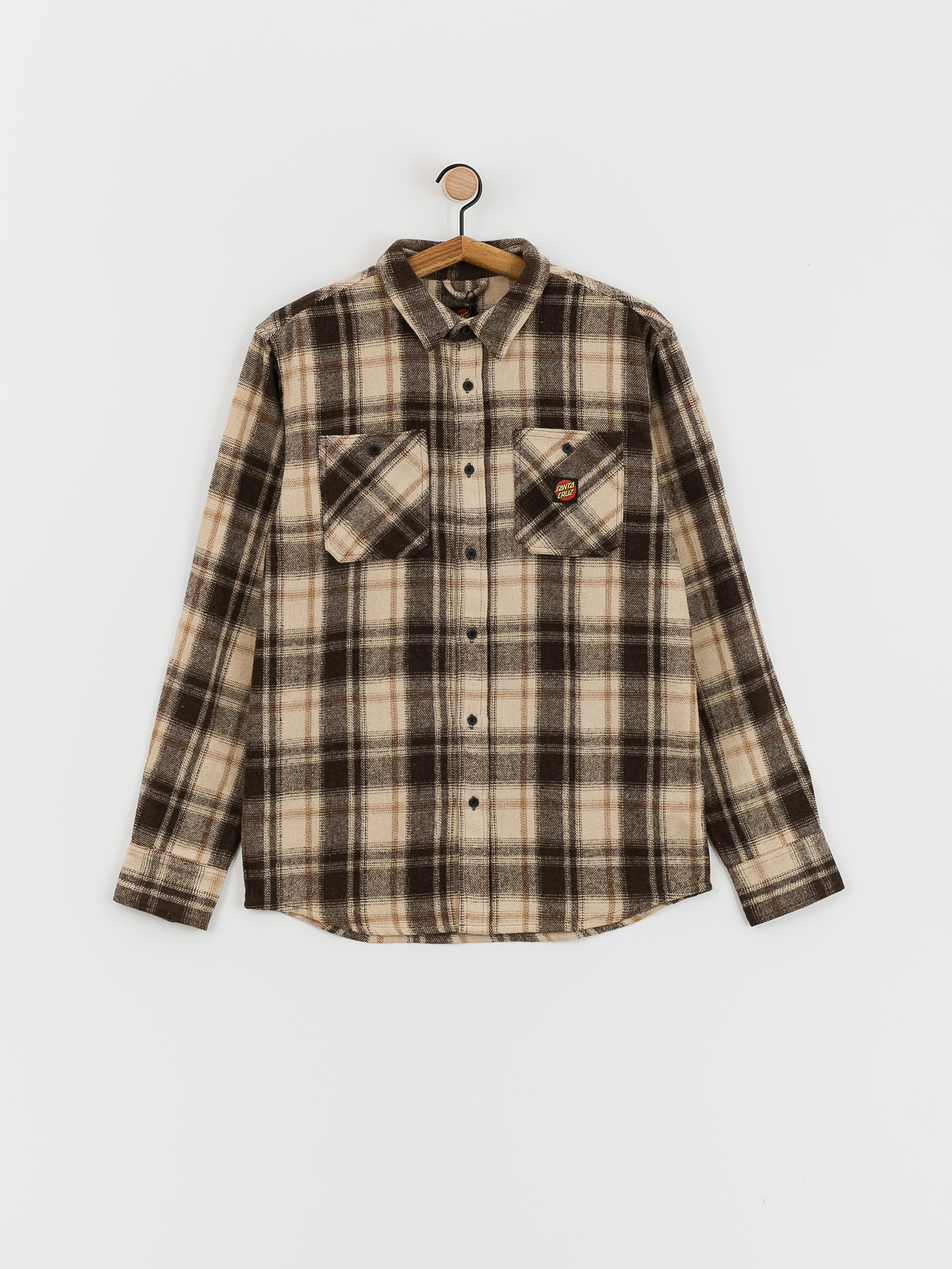 Santa Cruz Apex Shirt (brown check)