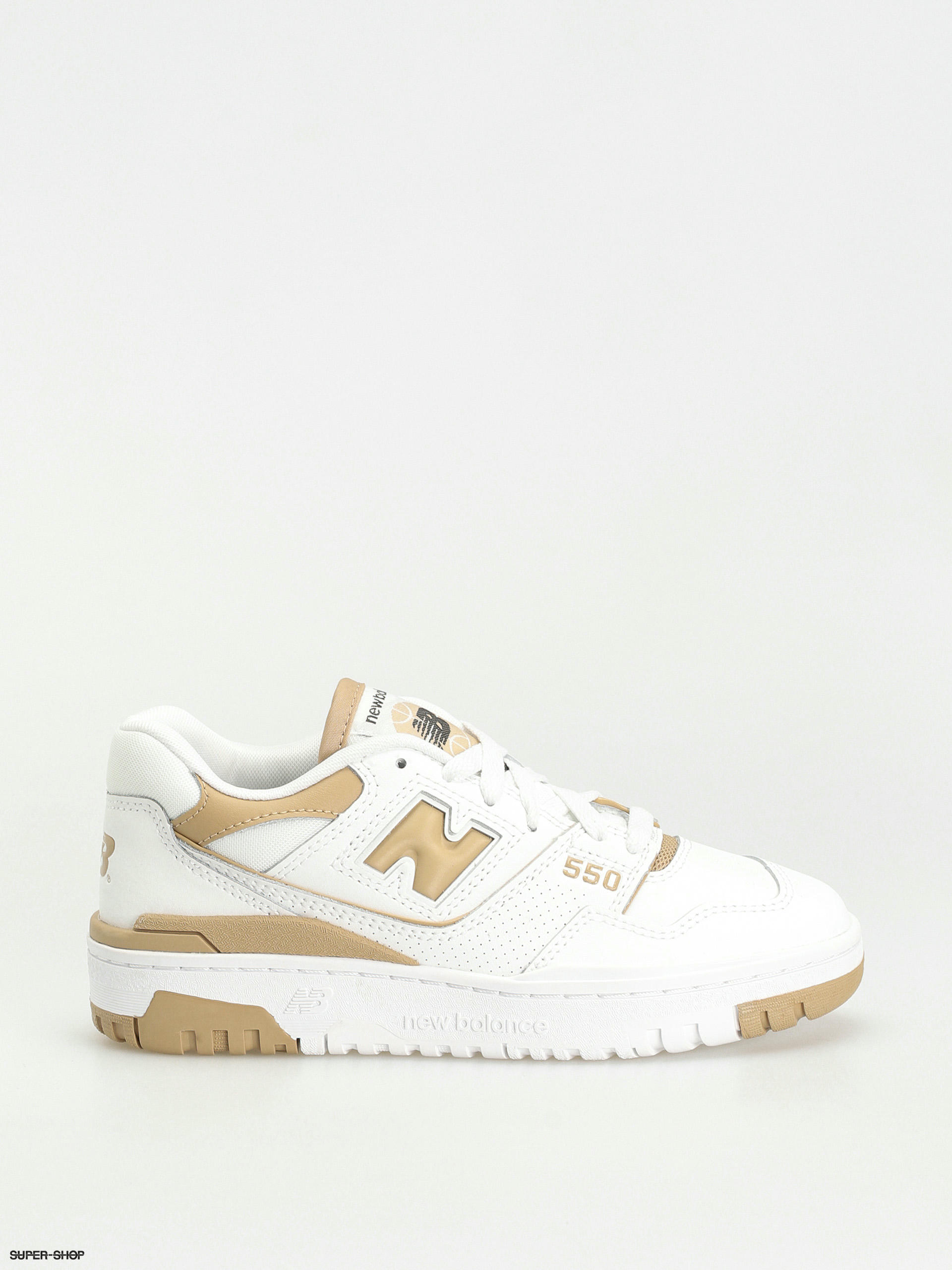 New balance store gold white