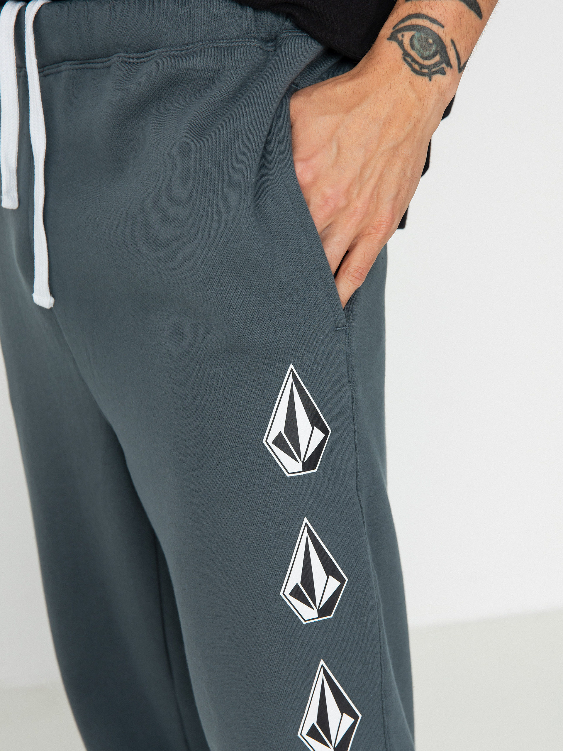 Volcom Iconic Stone Fleece Pants (dark slate)