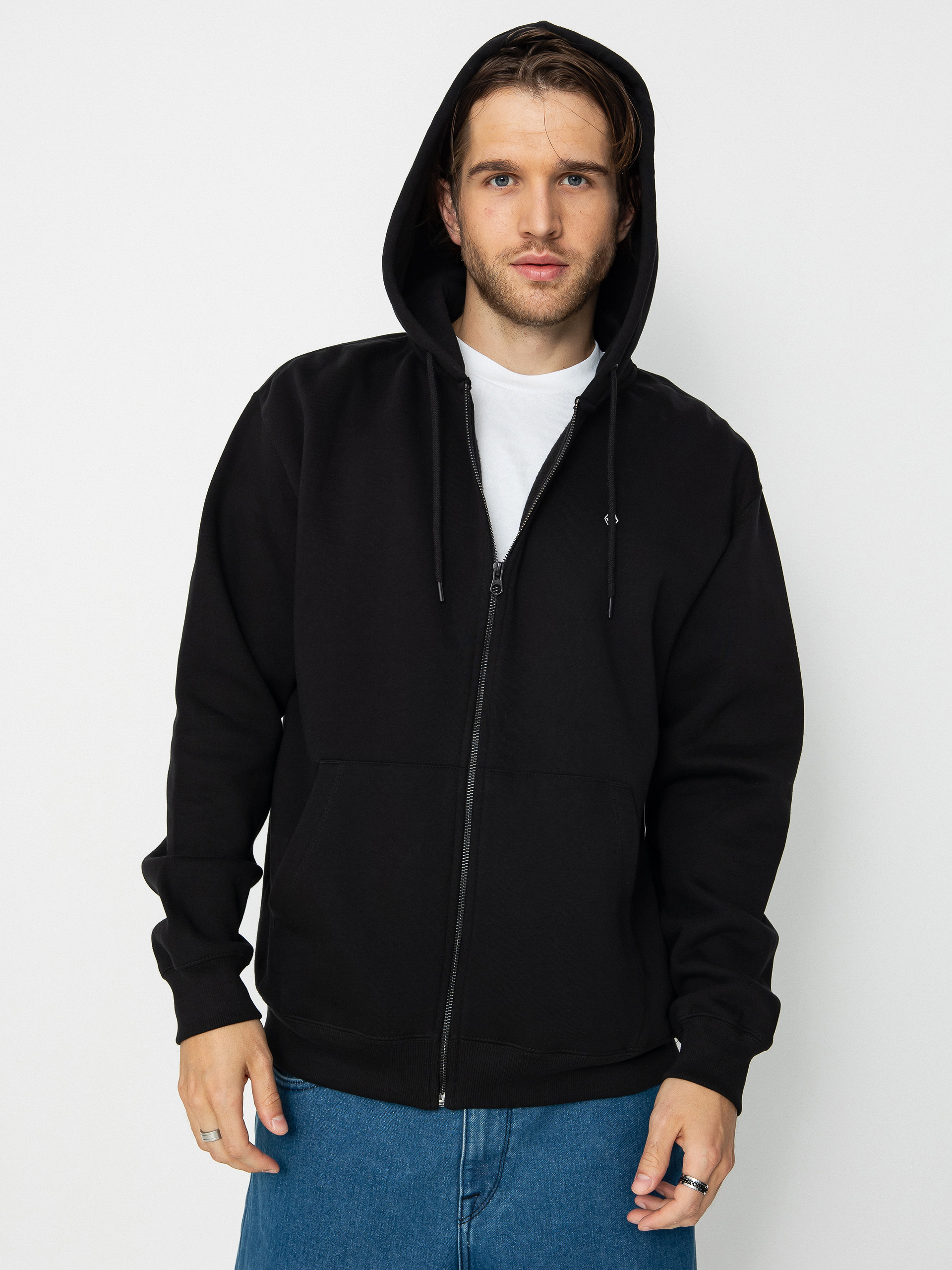 Volcom Single Stone Zip Sweatshirt (black)