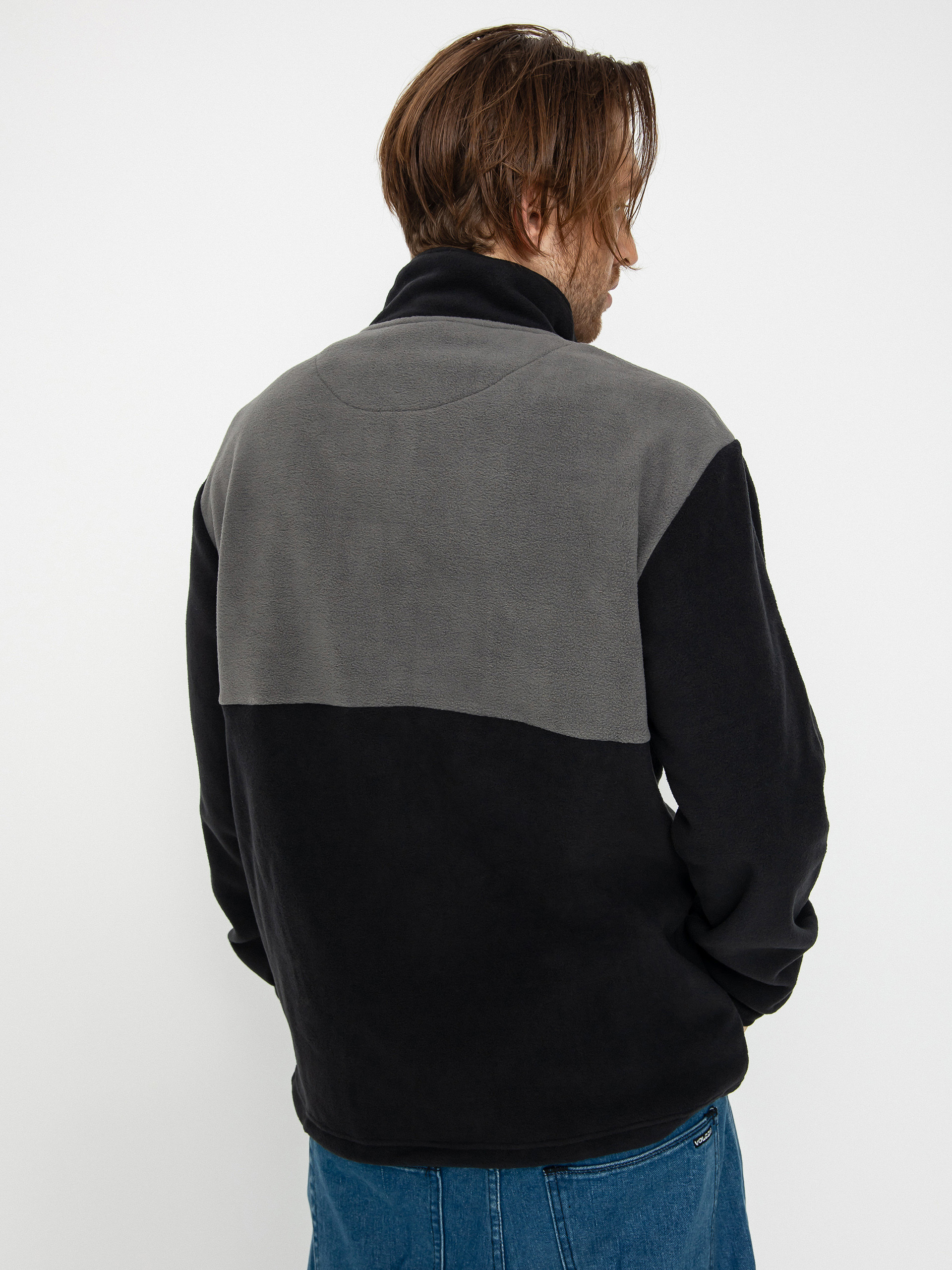 Mens Quiksilver Taped Off Fleece  (black)