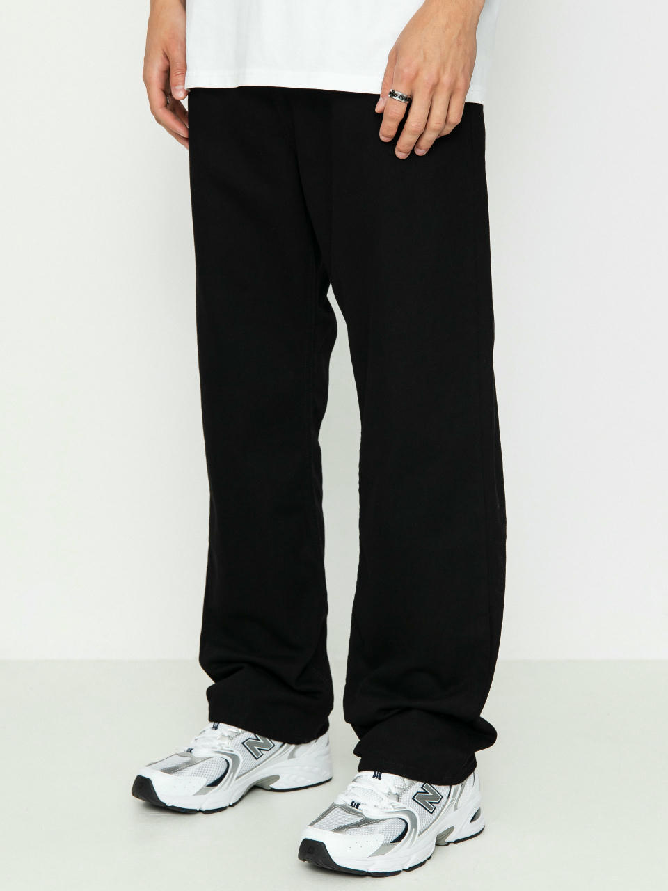 Quiksilver Baggy Black Black Pants (black black)