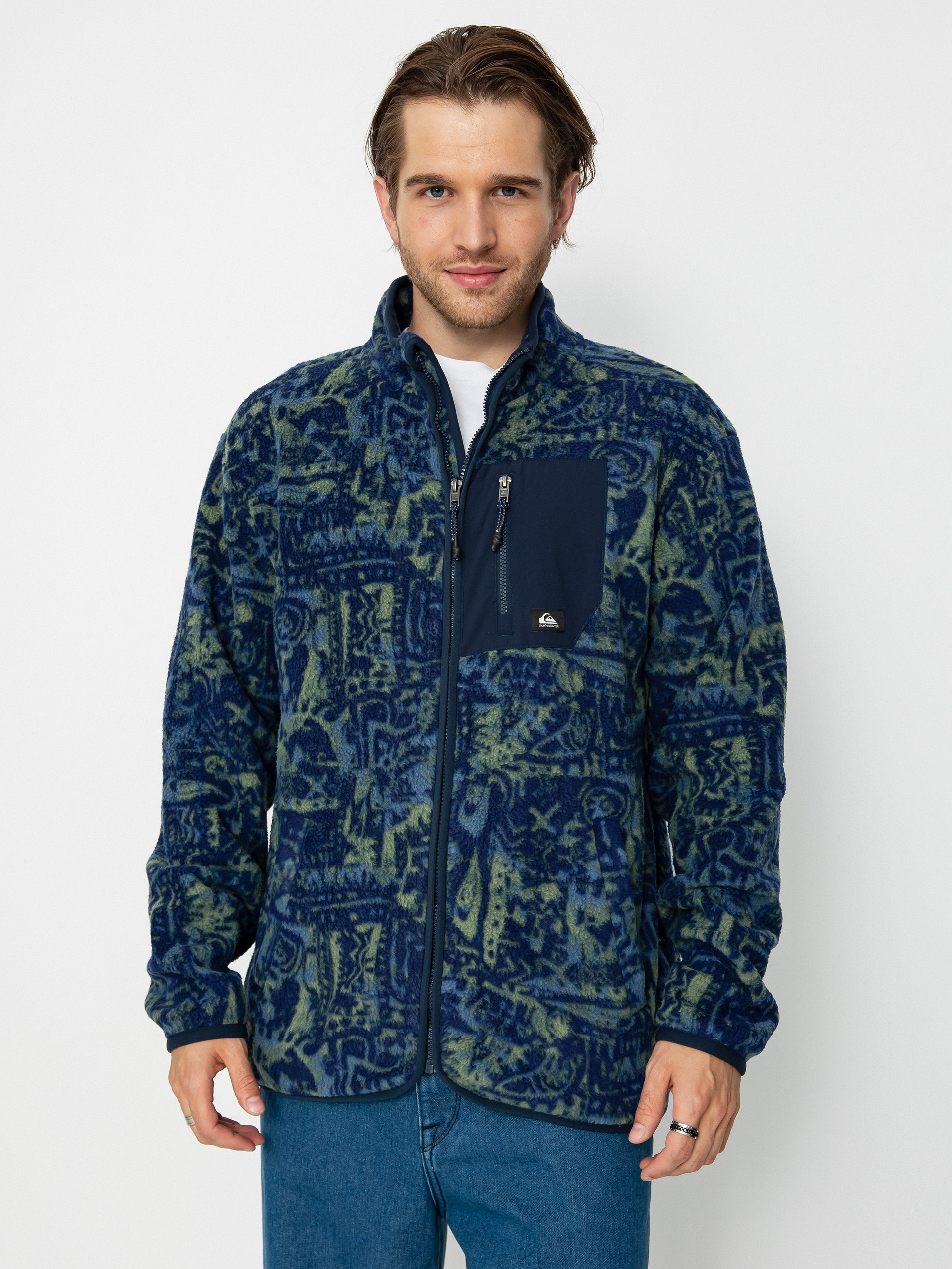 Mens Quiksilver Clean Coasts Fleece  (navalacademynuvintag)