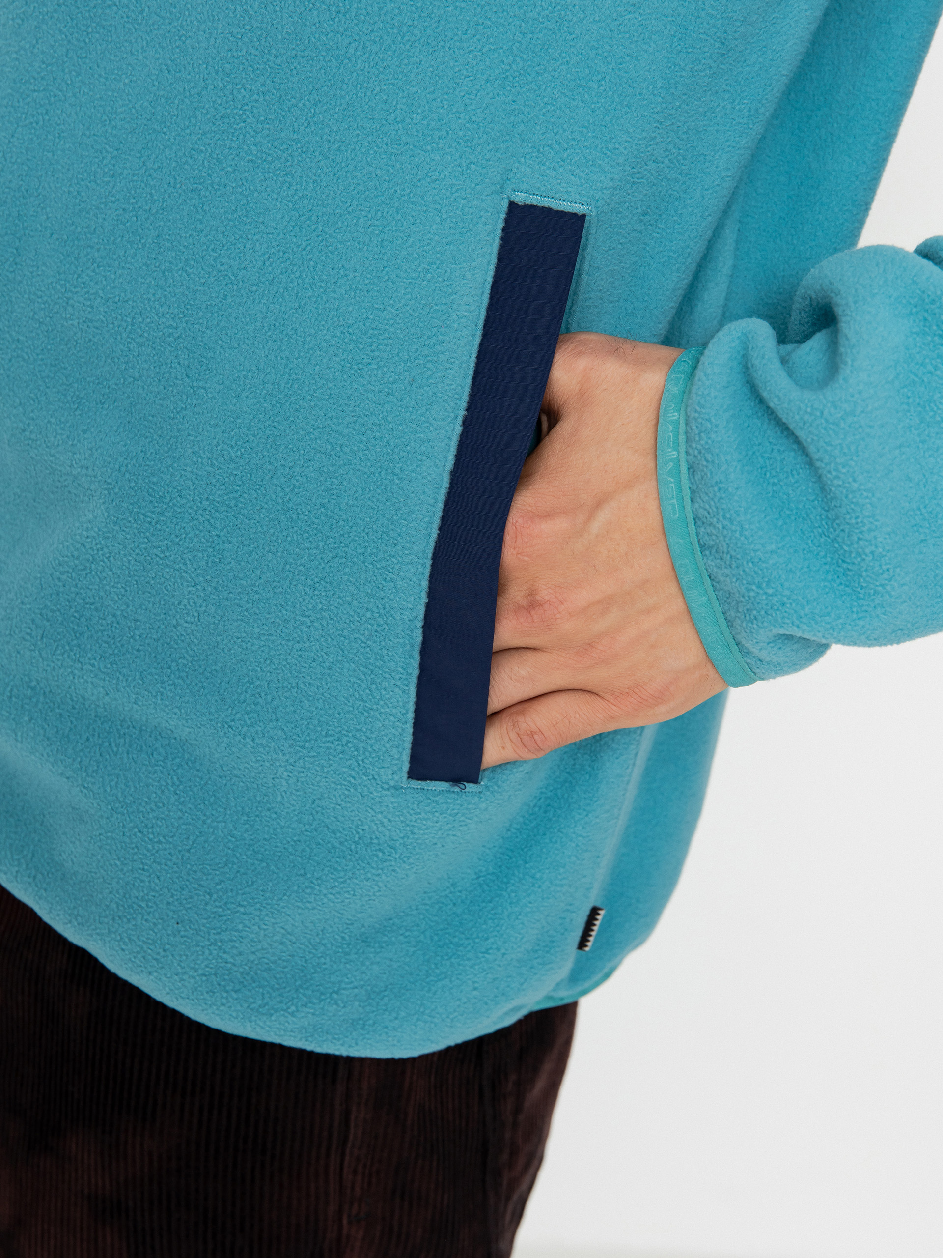 Mens Quiksilver No Destination 2 Fleece  (brittany blue)