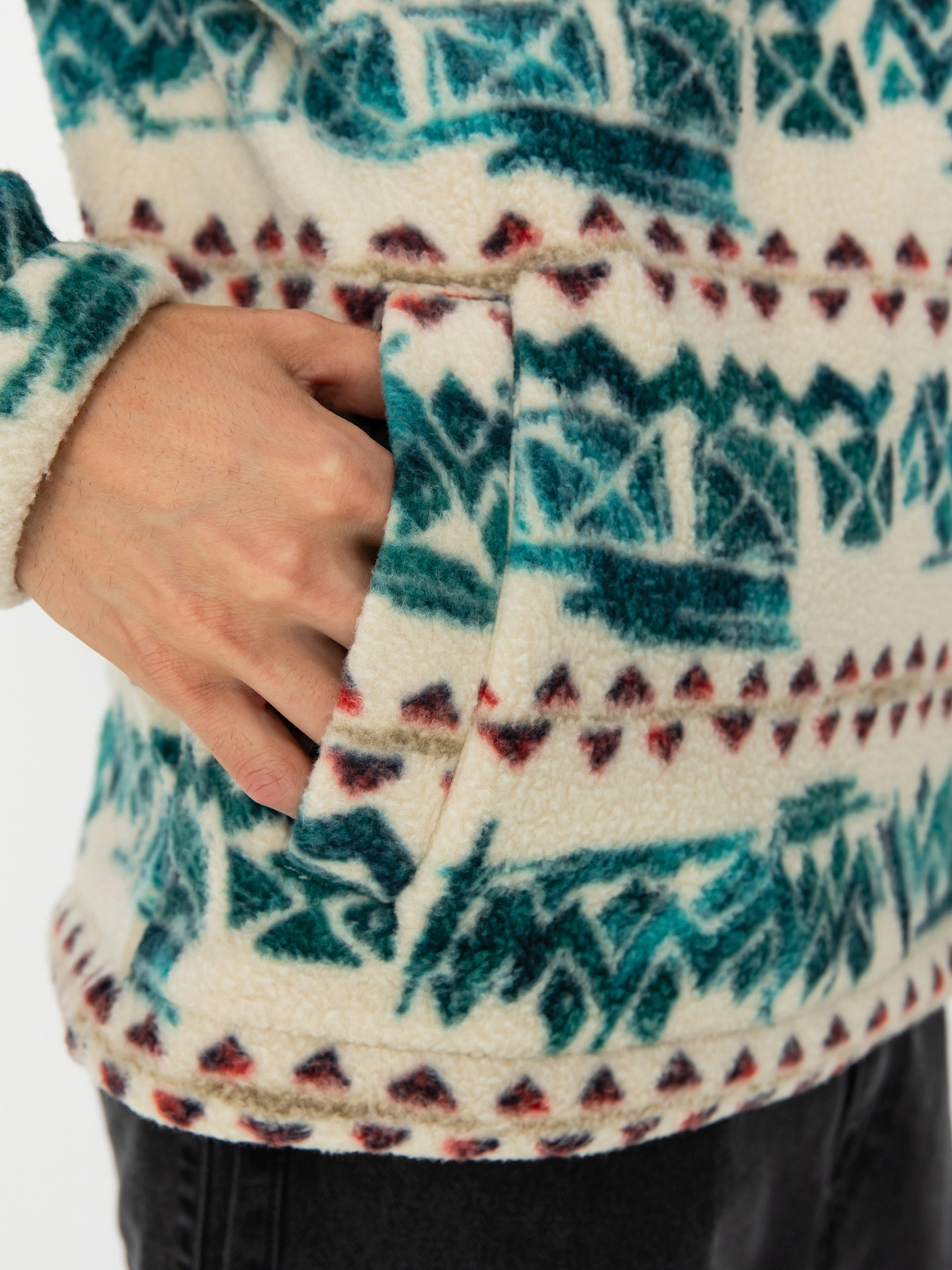 Mens Billabong Boundary Fleece  (bone)