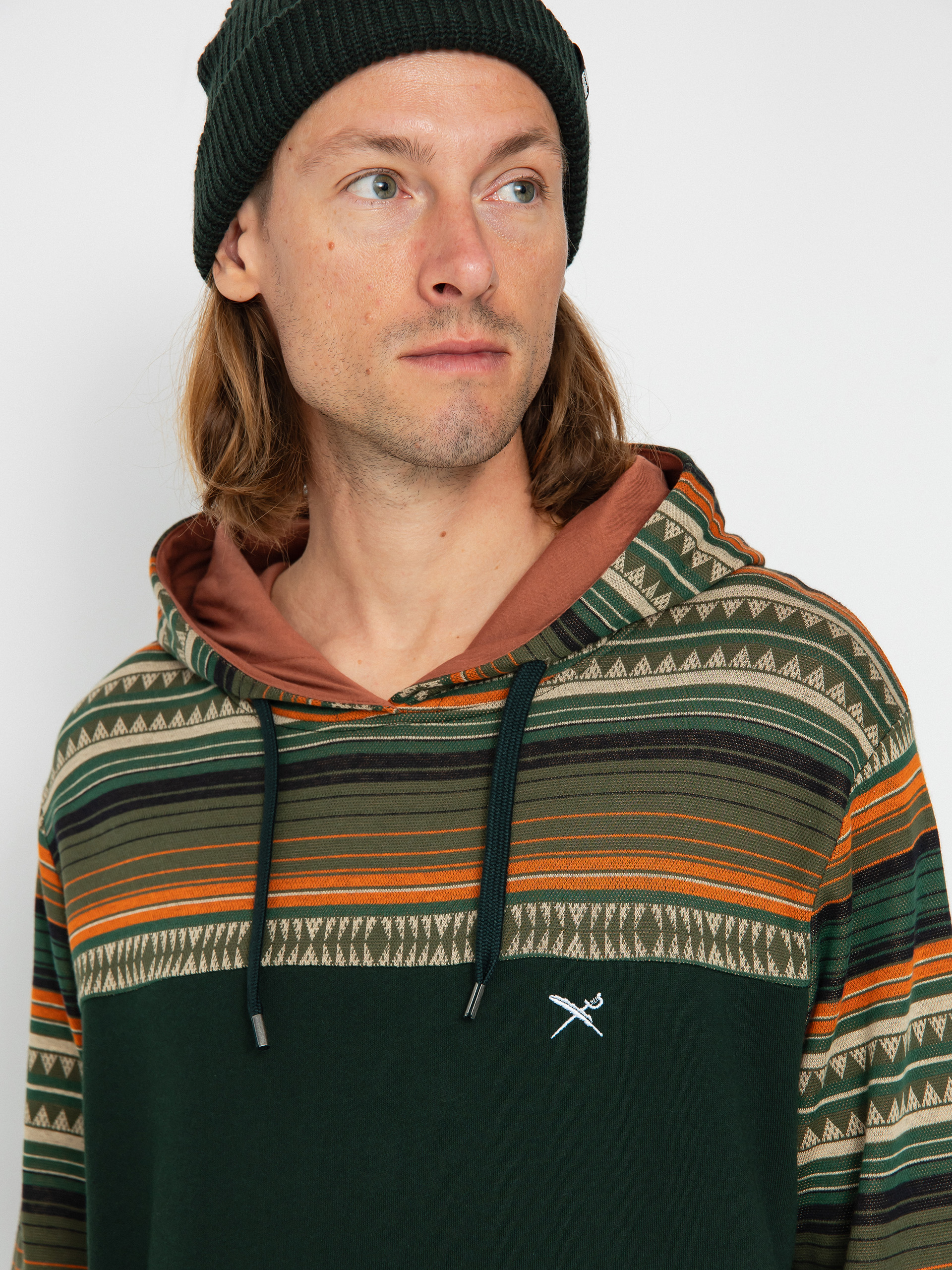 Iriedaily Vintachi Block HD Hoodie (hunter)